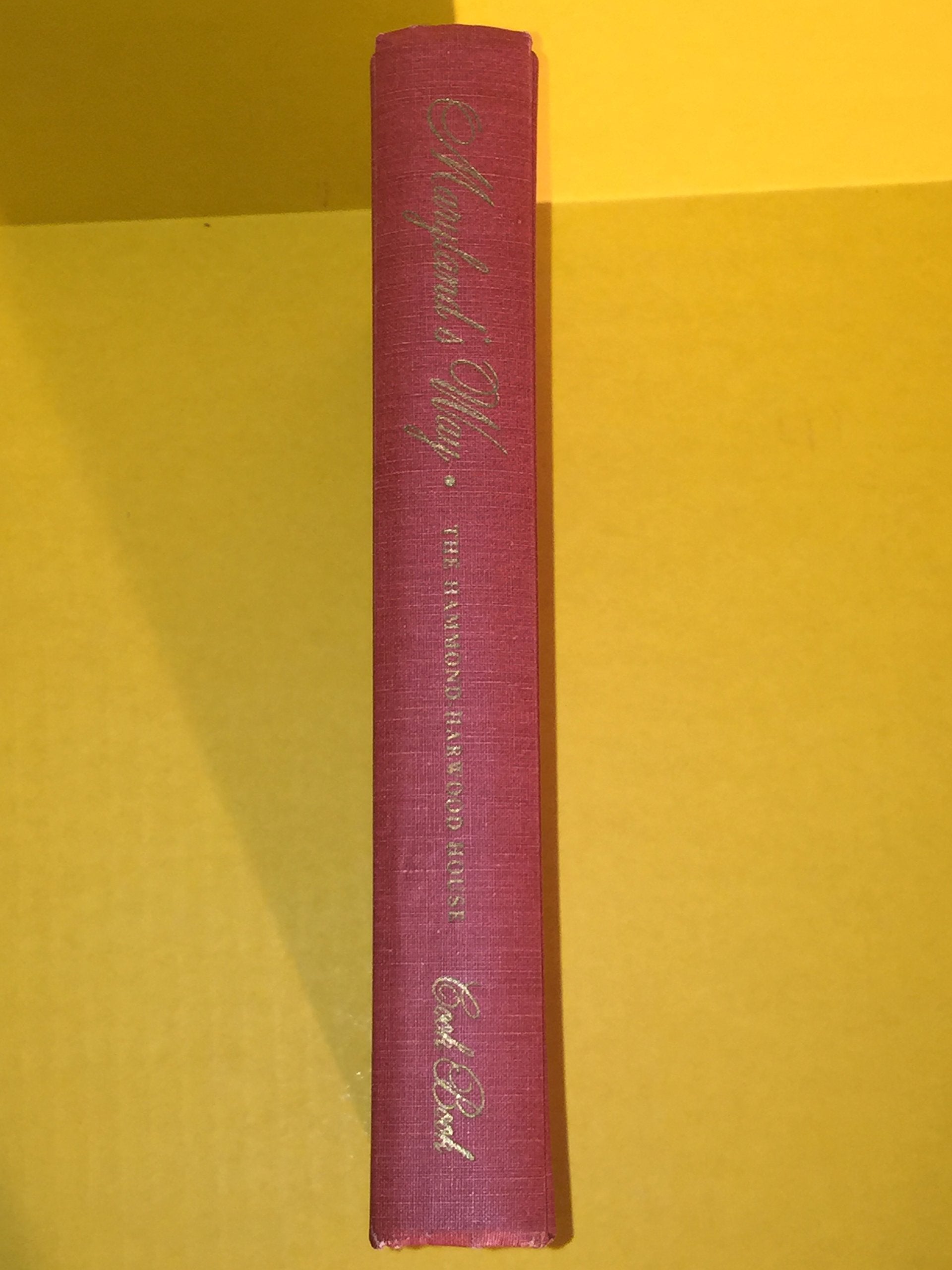 The Hammond-Harwood House cook book used book depot