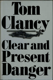 Tom Clancy's Clear and Present Danger True First Edition First Printing Collectible used book depot