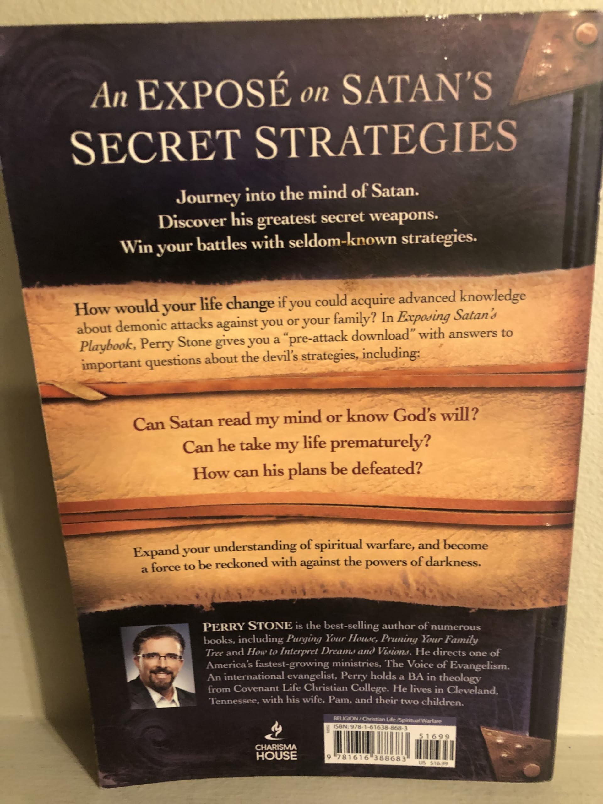 Exposing Satan's Playbook: The Secrets and Strategies Satan Hopes You Never Discover used book depot