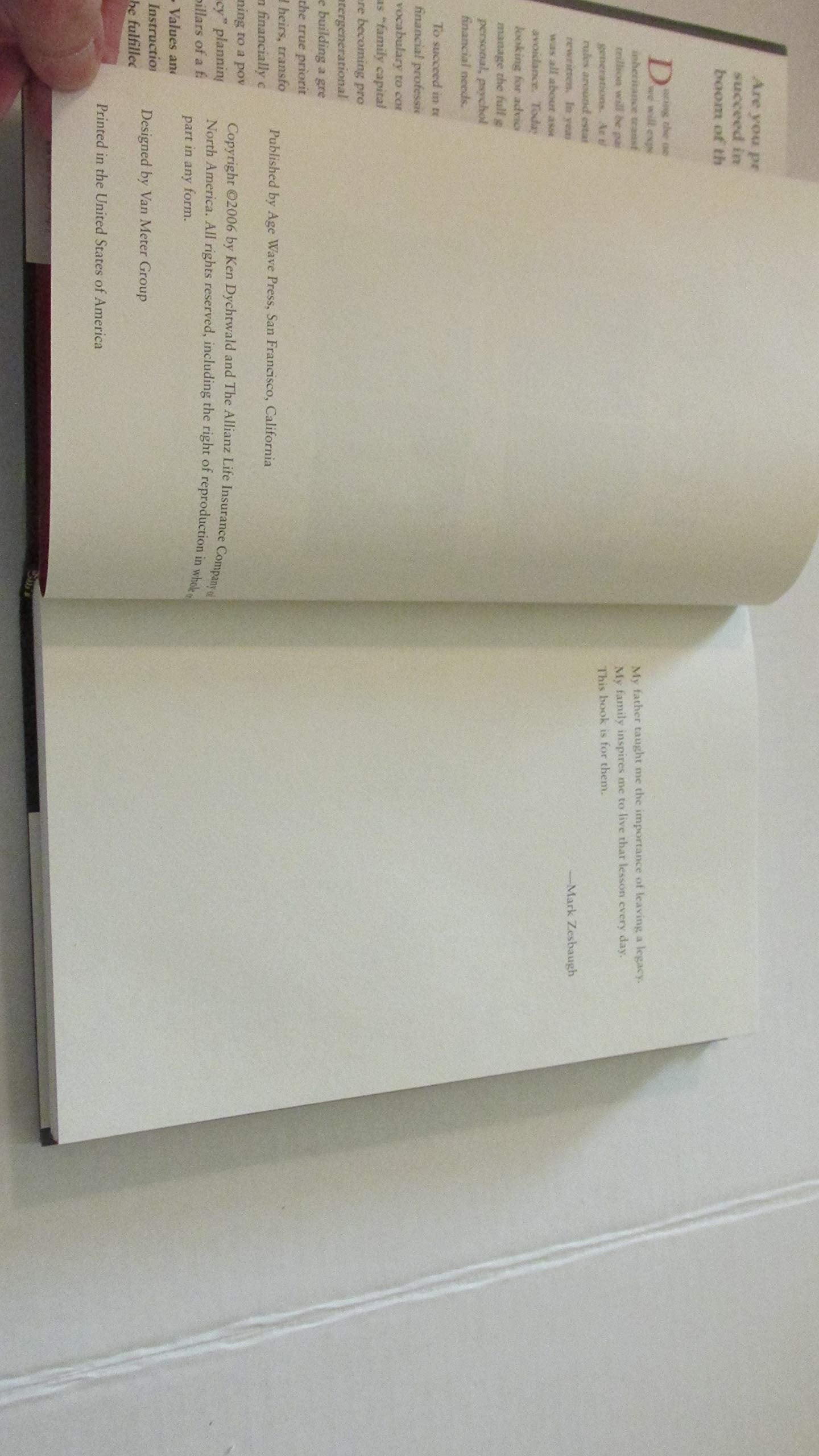 Leaving a Legacy: An Essential Resource for Financial Professionals used book depot