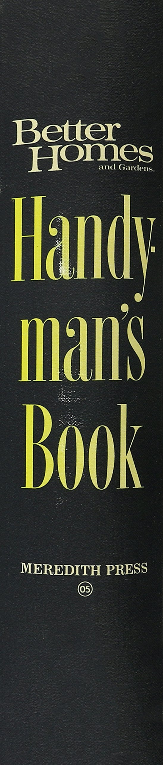 Better Homes and Gardens Handyman's Book used book depot