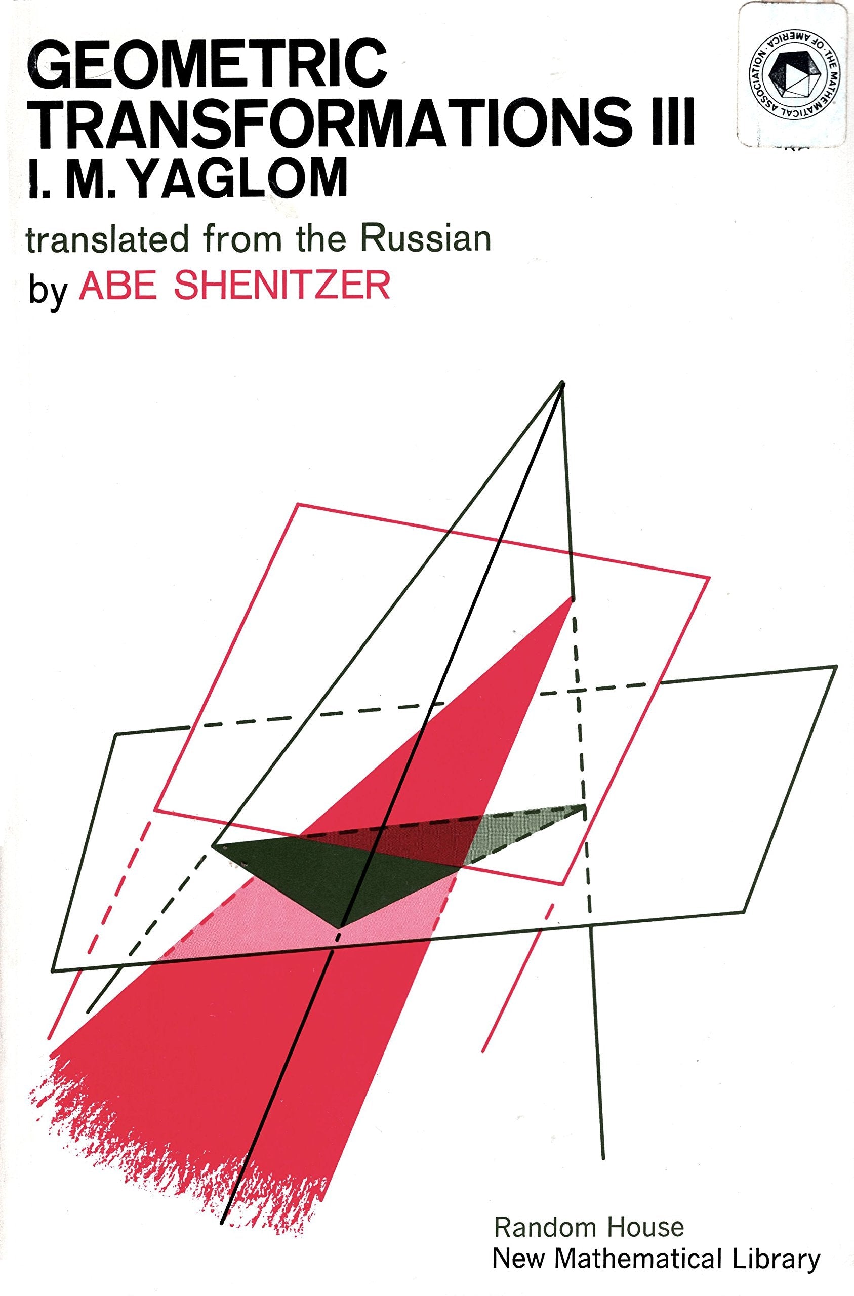 Geometric Transformations III (New Mathematical Library) used book depot