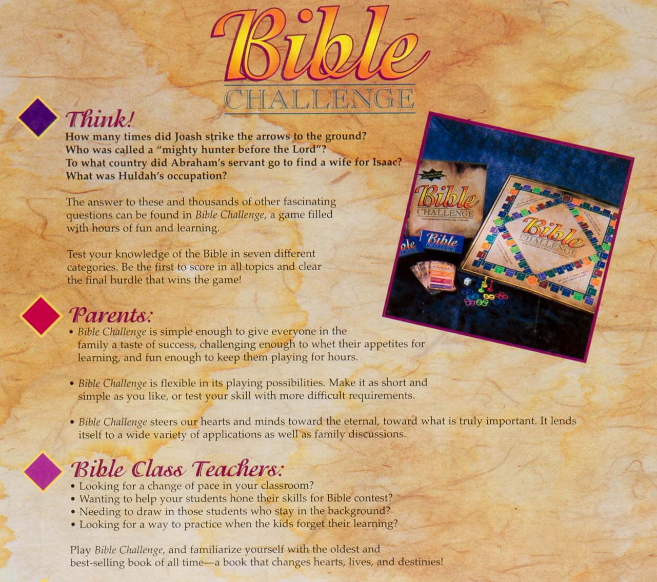 Bible Challenge used book depot