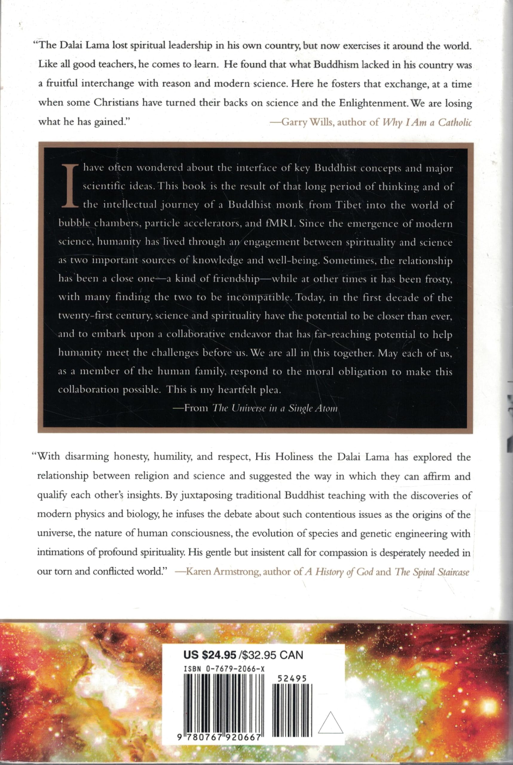 The Universe in a Single Atom: The Convergence of Science and Spirituality