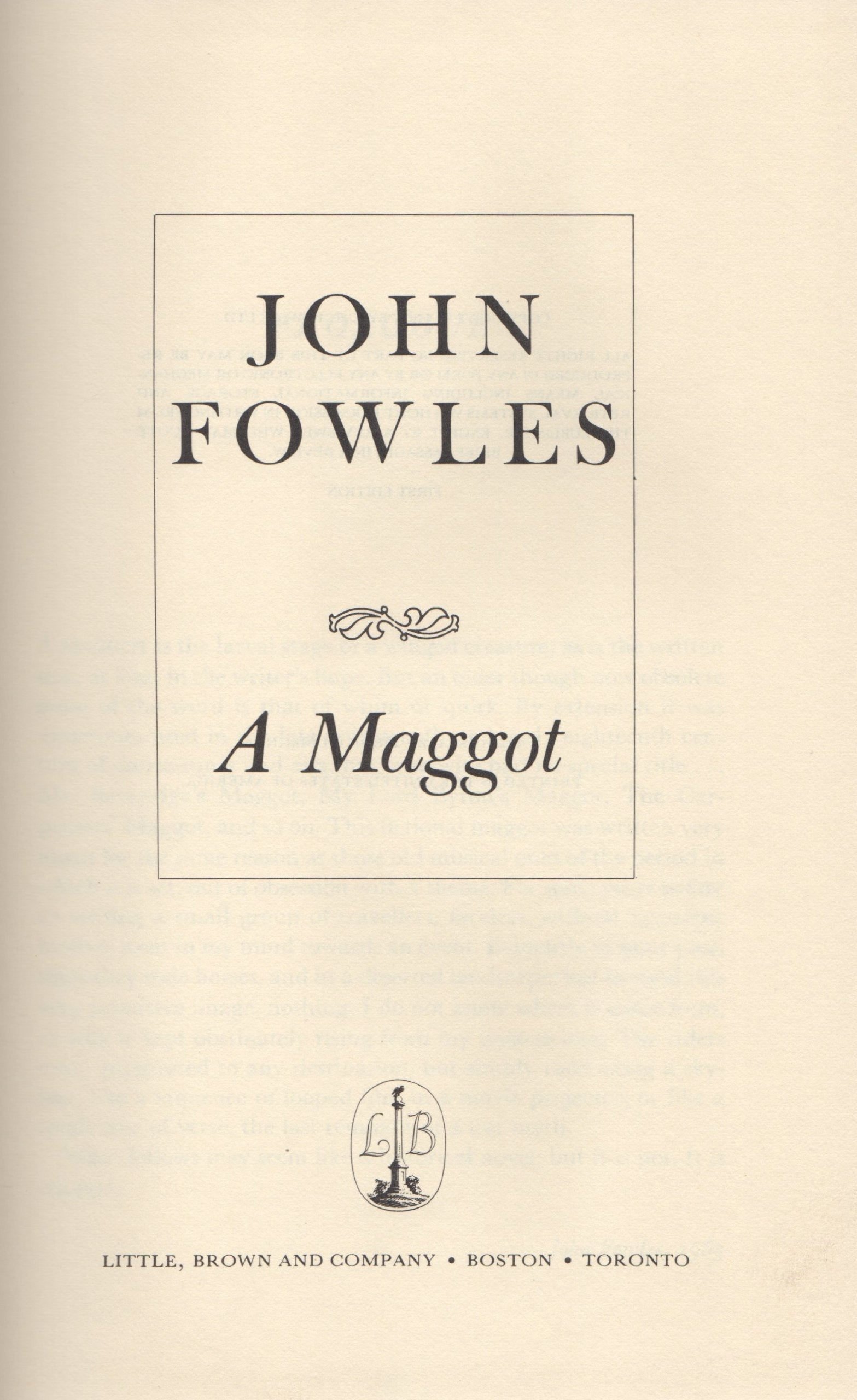 A Maggot used book depot