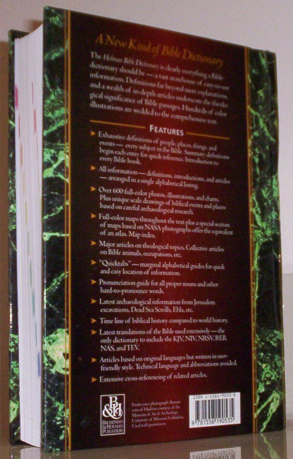 Holman Bible Dictionary used book depot