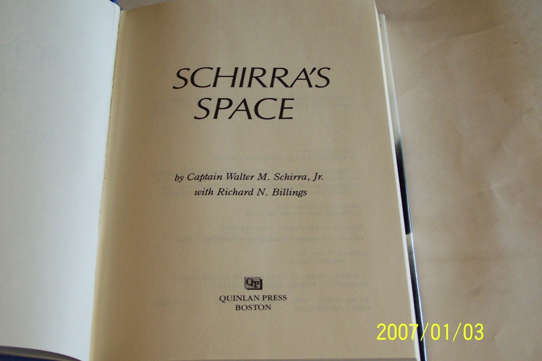 Schirra's Space used book depot