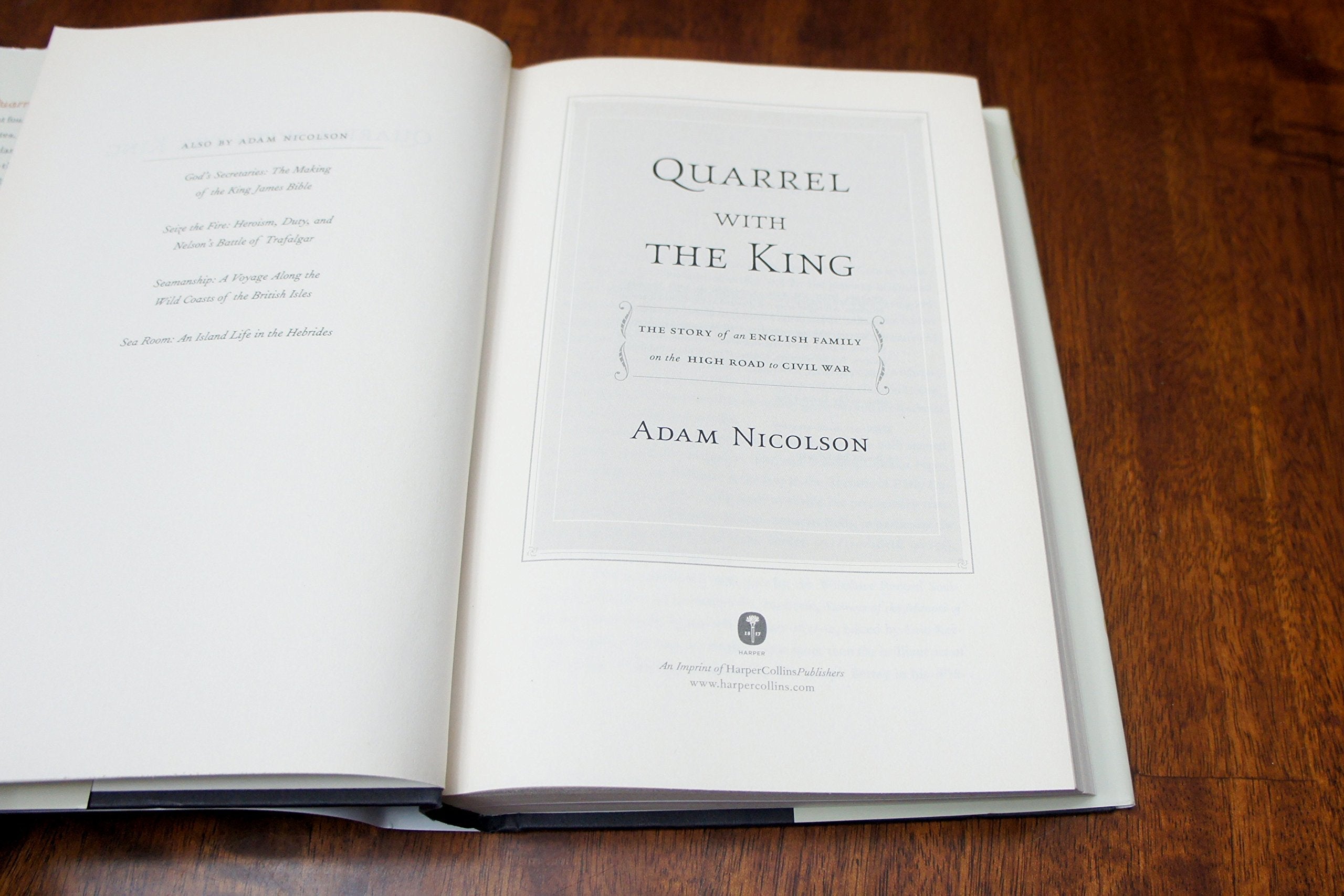 Quarrel with the King: The Story of an English Family on the High Road to Civil War used book depot