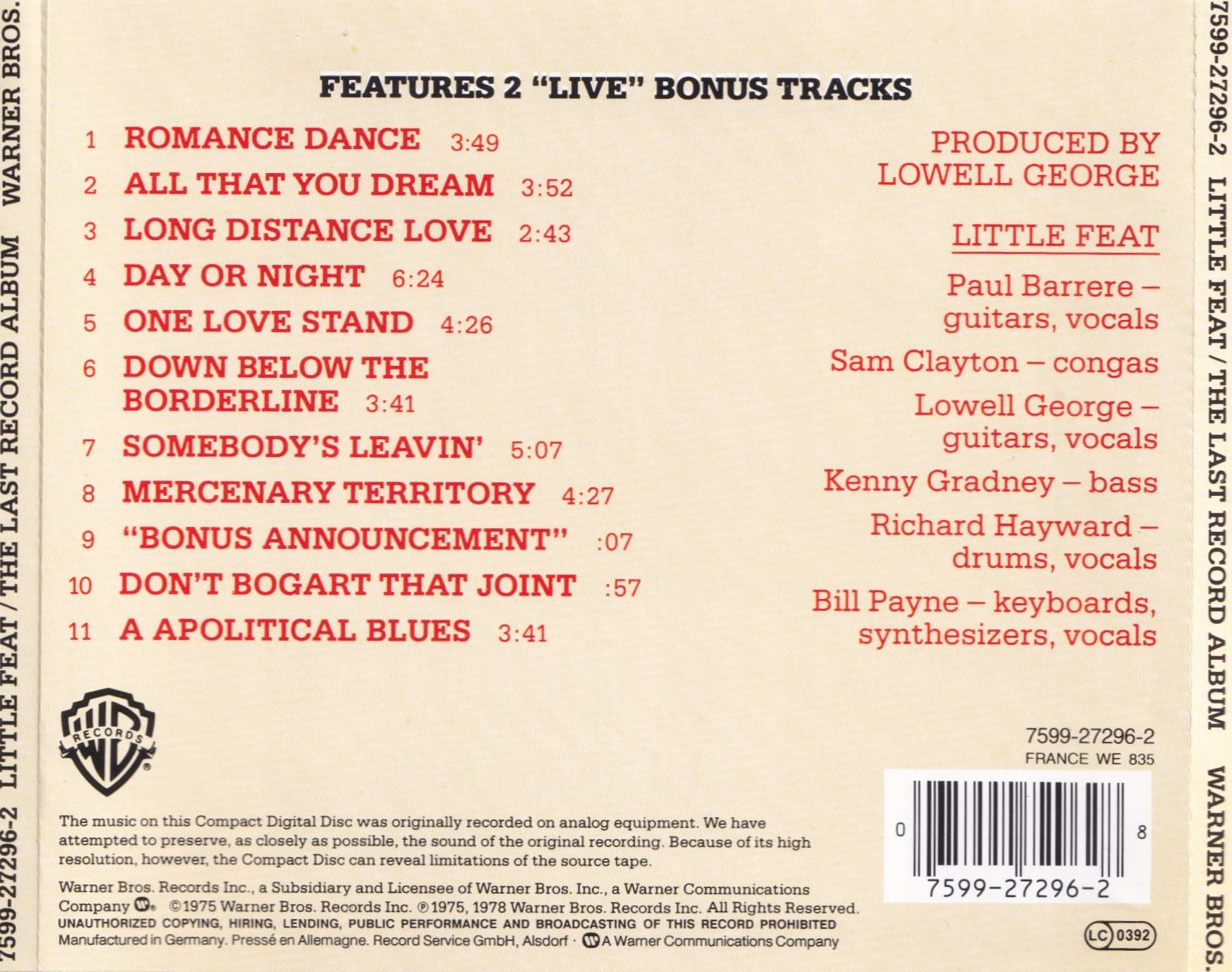 Last Record Album used book depot