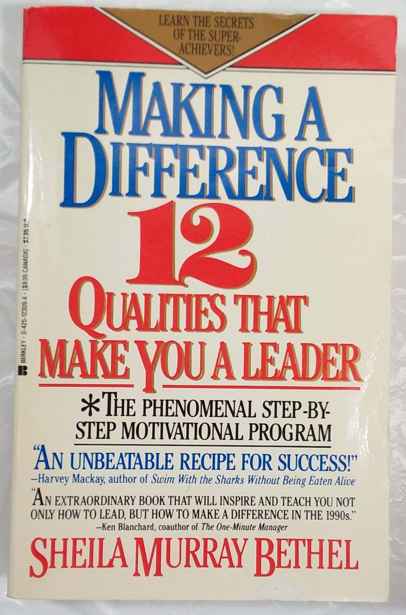 Making a Difference: Twelve Qualities That Make You a Leader used book depot