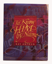 To Know Him By Name used book depot