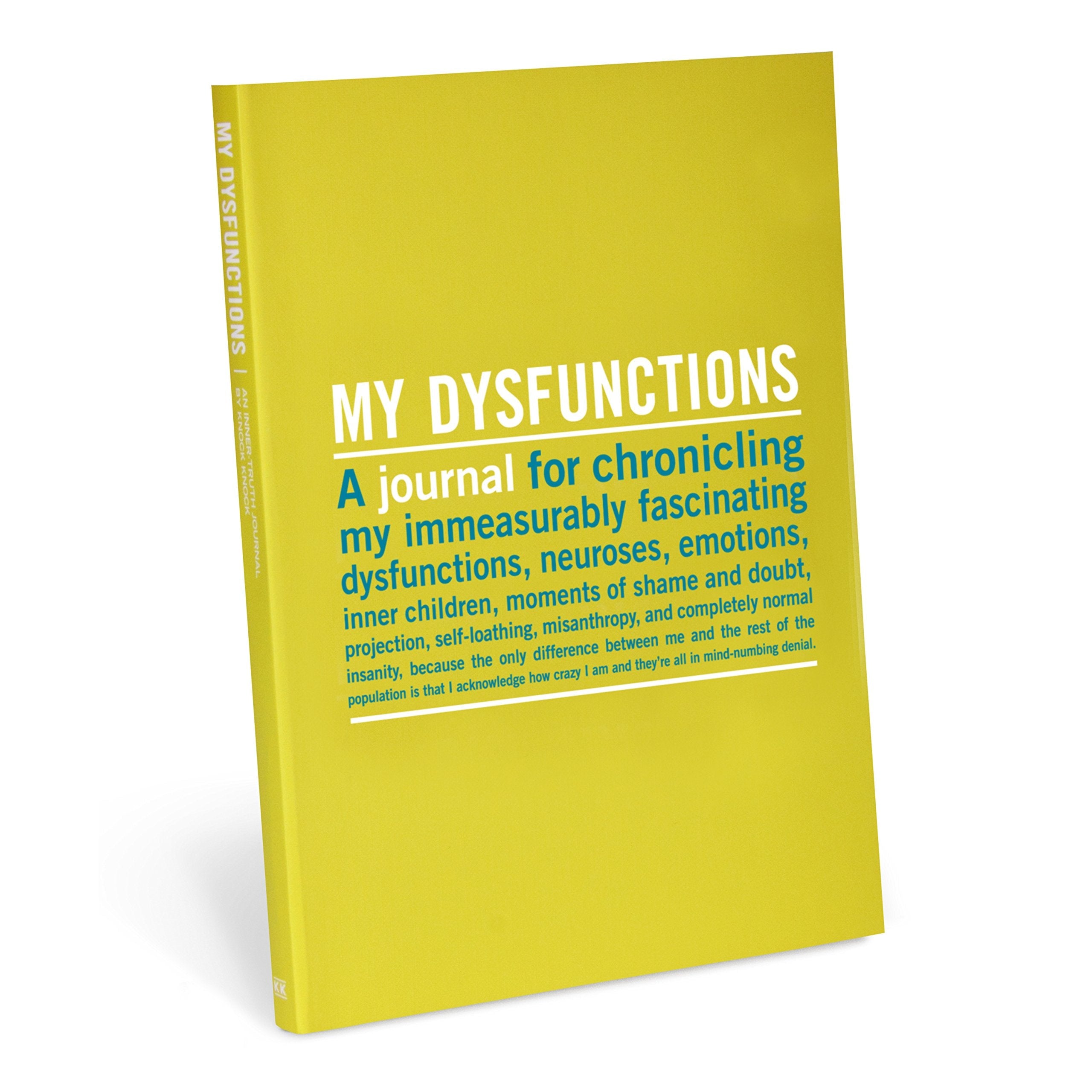 Knock Knock Inner Truth My Dysfunctions Journal (50020) used book depot