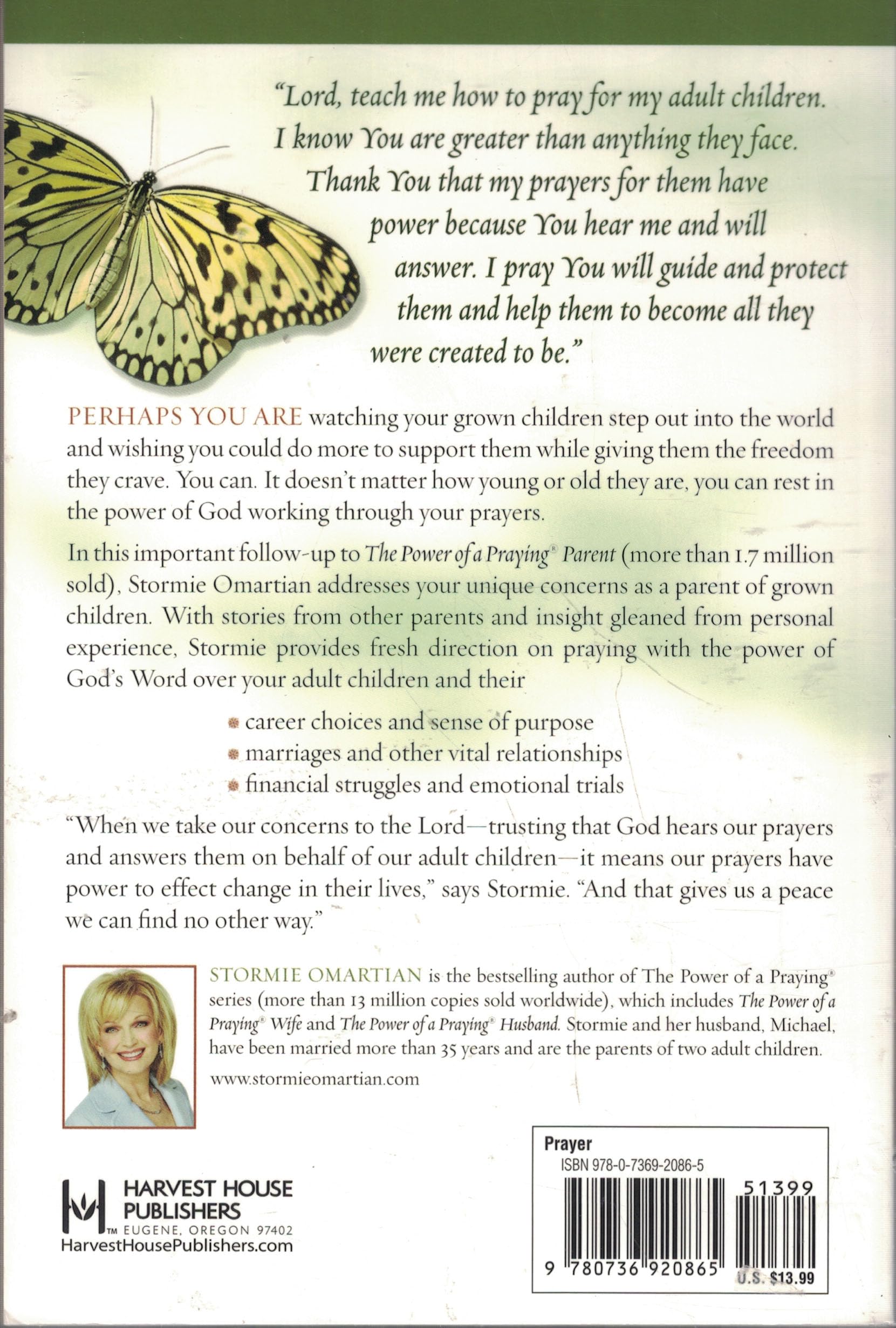 The Power of Praying for Your Adult Children used book depot