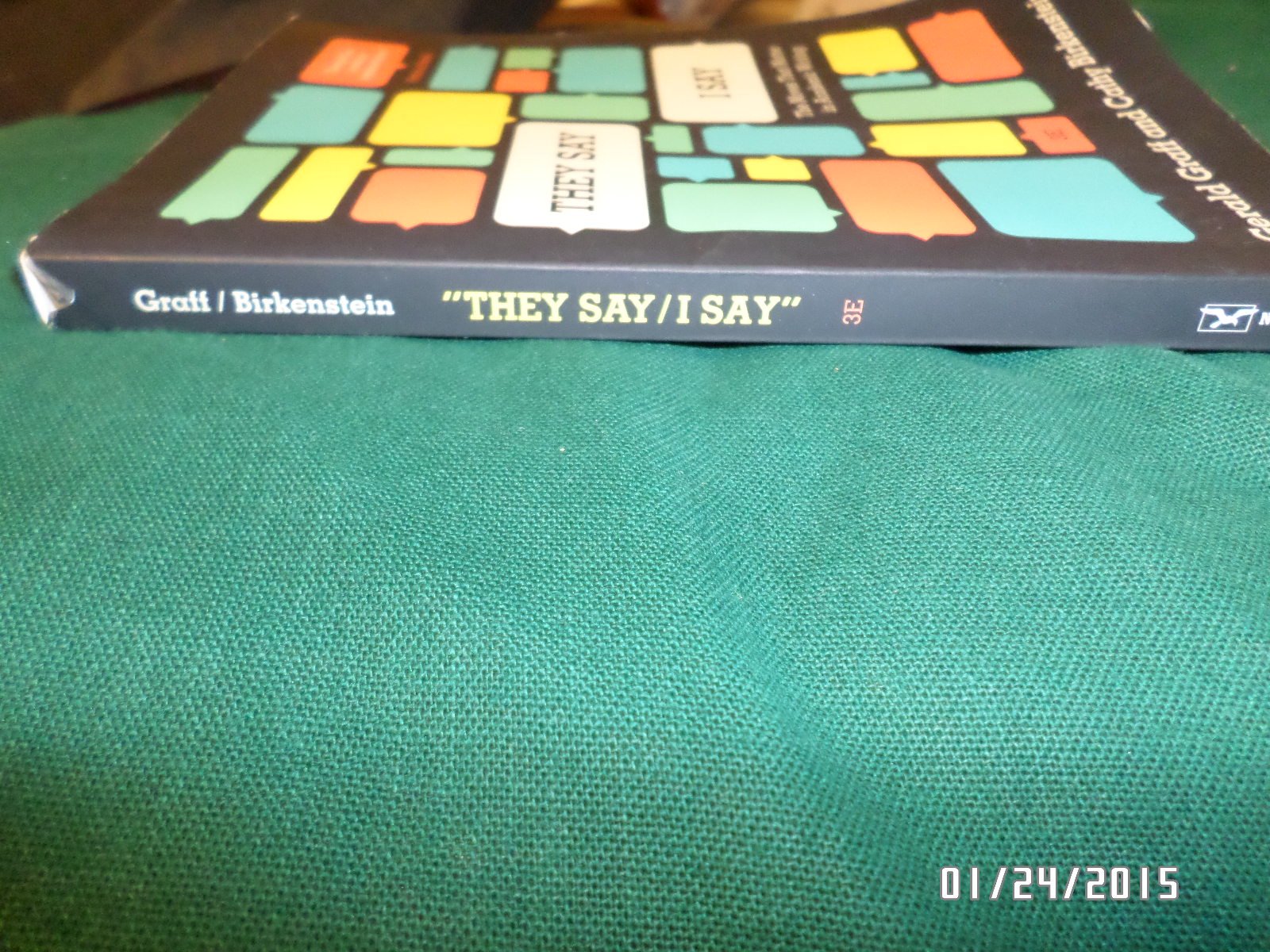 "They Say / I Say": The Moves That Matter in Academic Writing (Third Edition) used book depot
