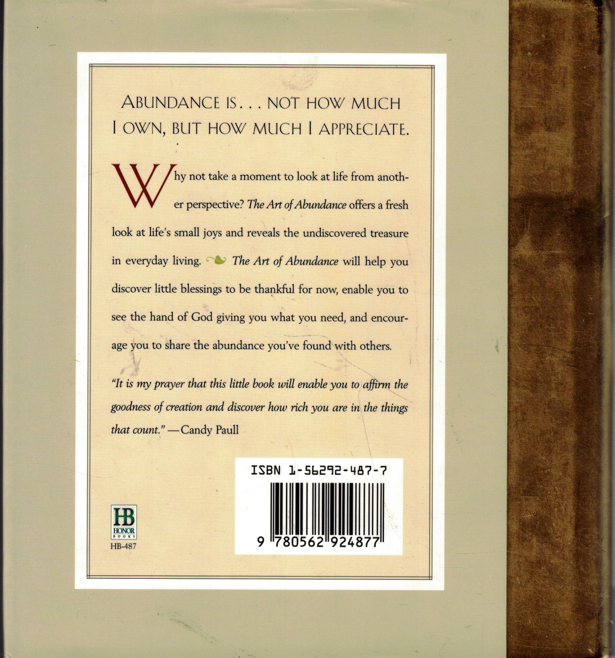 The Art of Abundance: A Simple Guide to Discovering Life's Treasures used book depot
