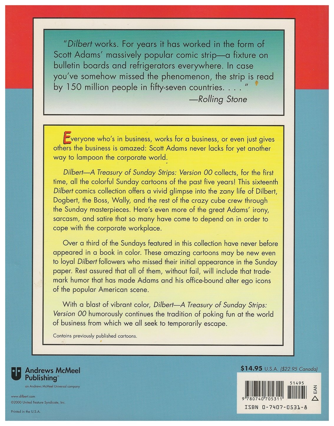 Dilbert - A Treasury Of Sunday Strips: Version 00 (Volume 16) used book depot