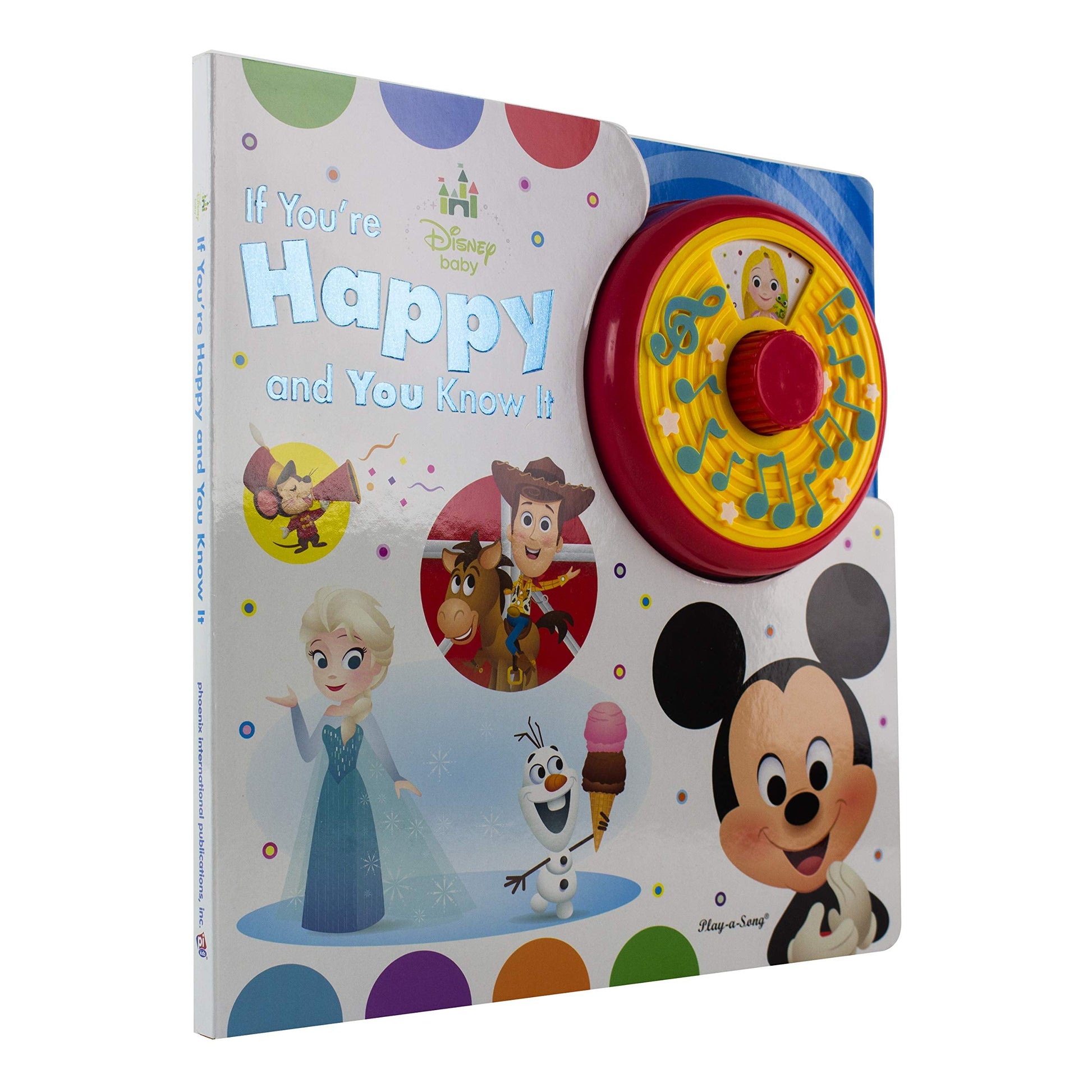 Disney Baby - Mickey Mouse, Toy Story, Frozen, and More! If You're Happy and You Know It Sound Book - PI Kids used book depot
