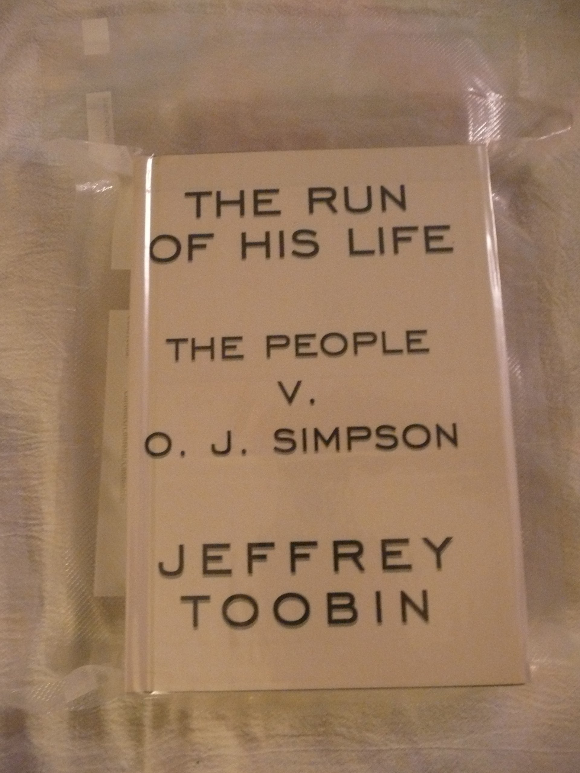 The Run of His Life: The People v. O.J. Simpson used book depot