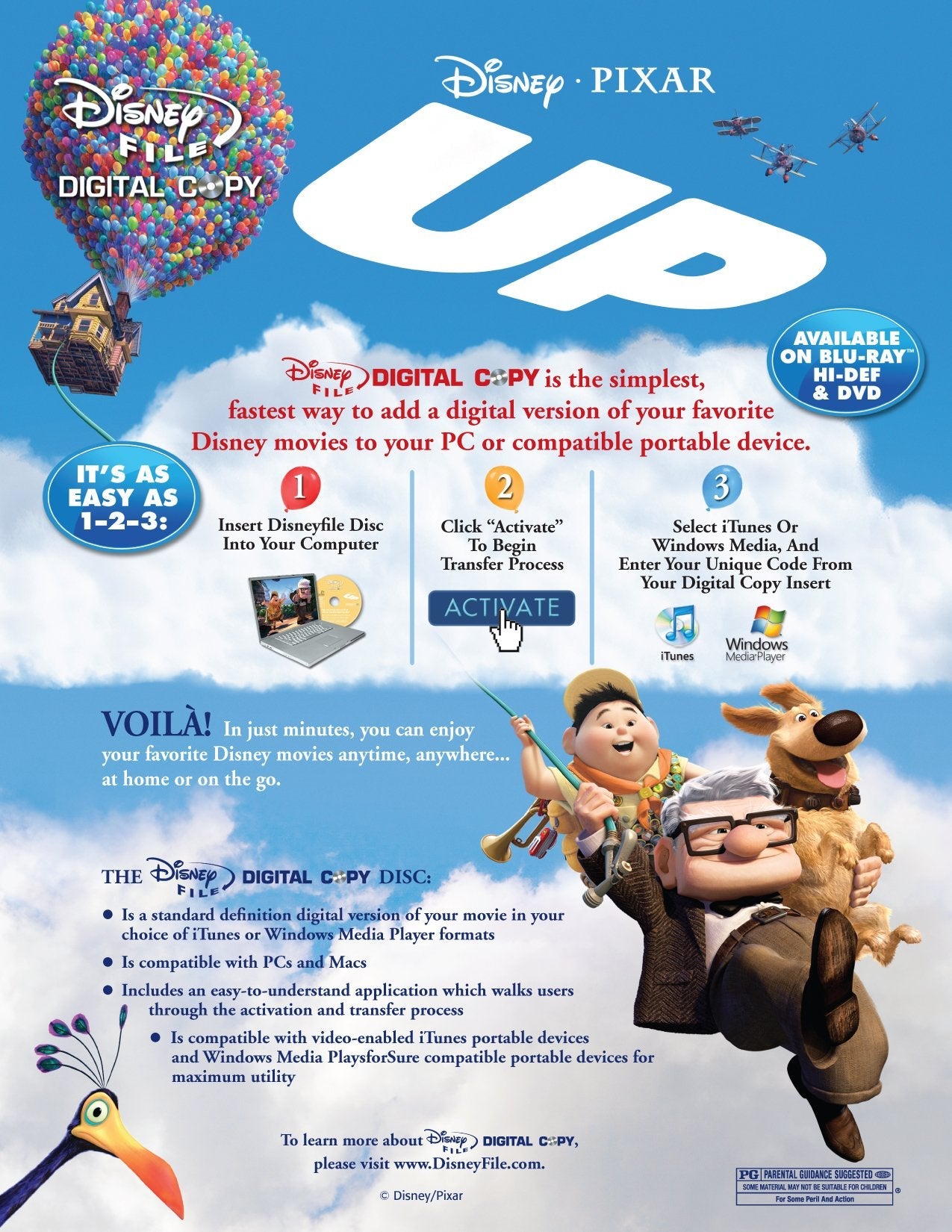Up (Two-Disc Deluxe Edition + Digital Copy) [DVD] used book depot