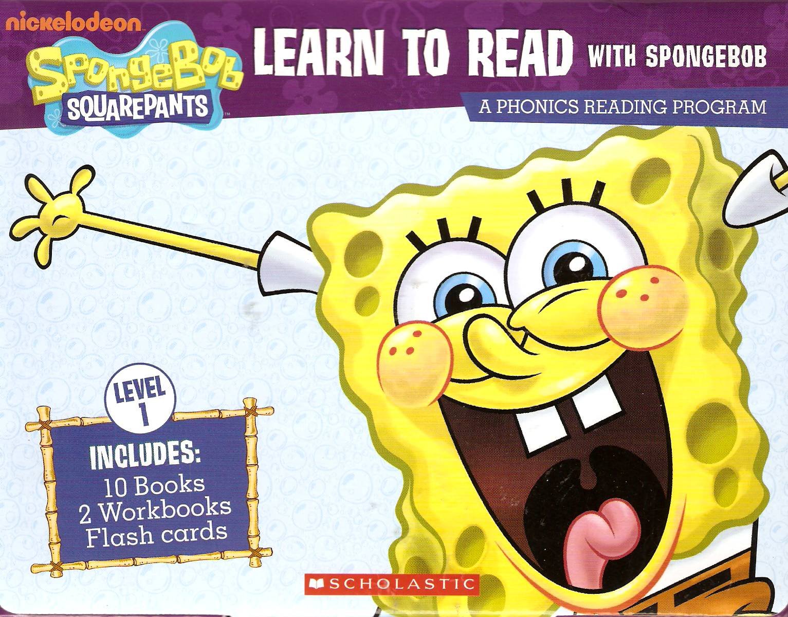 Learn to Read with Spongebob Level 1 (Learn to Read with Spongebob: A Phonics Reading Program, Level 1) used book depot