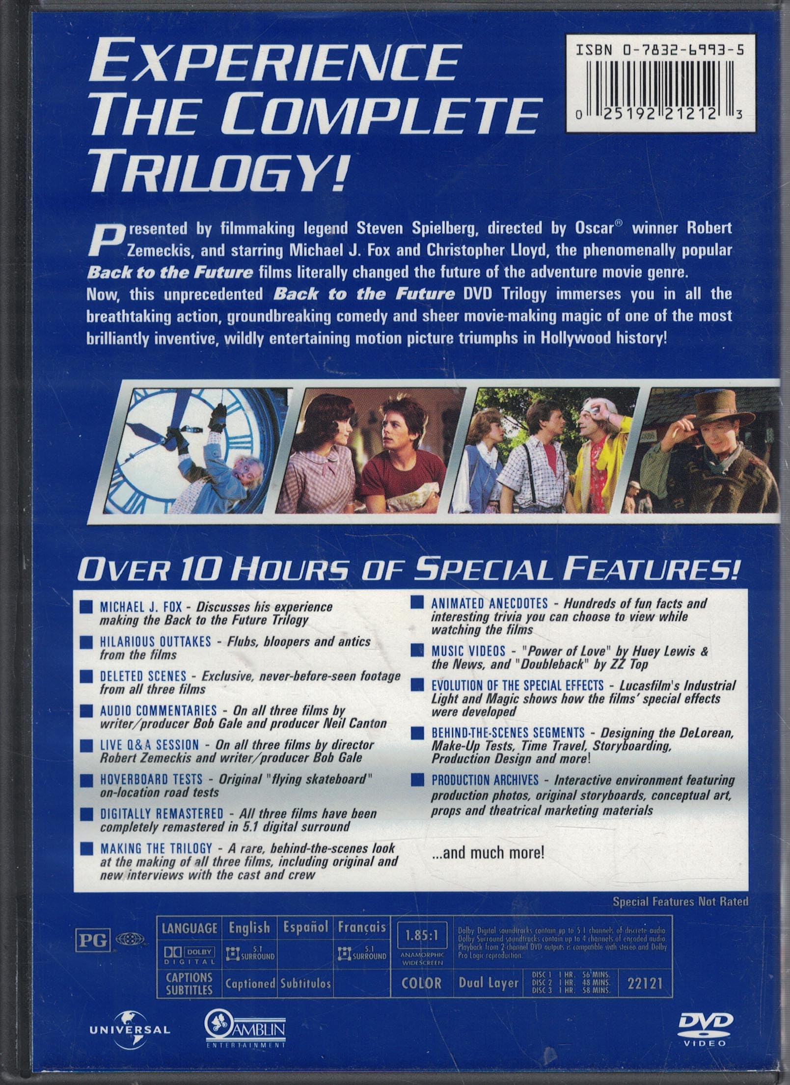 Back to the Future: The Complete Trilogy used book depot