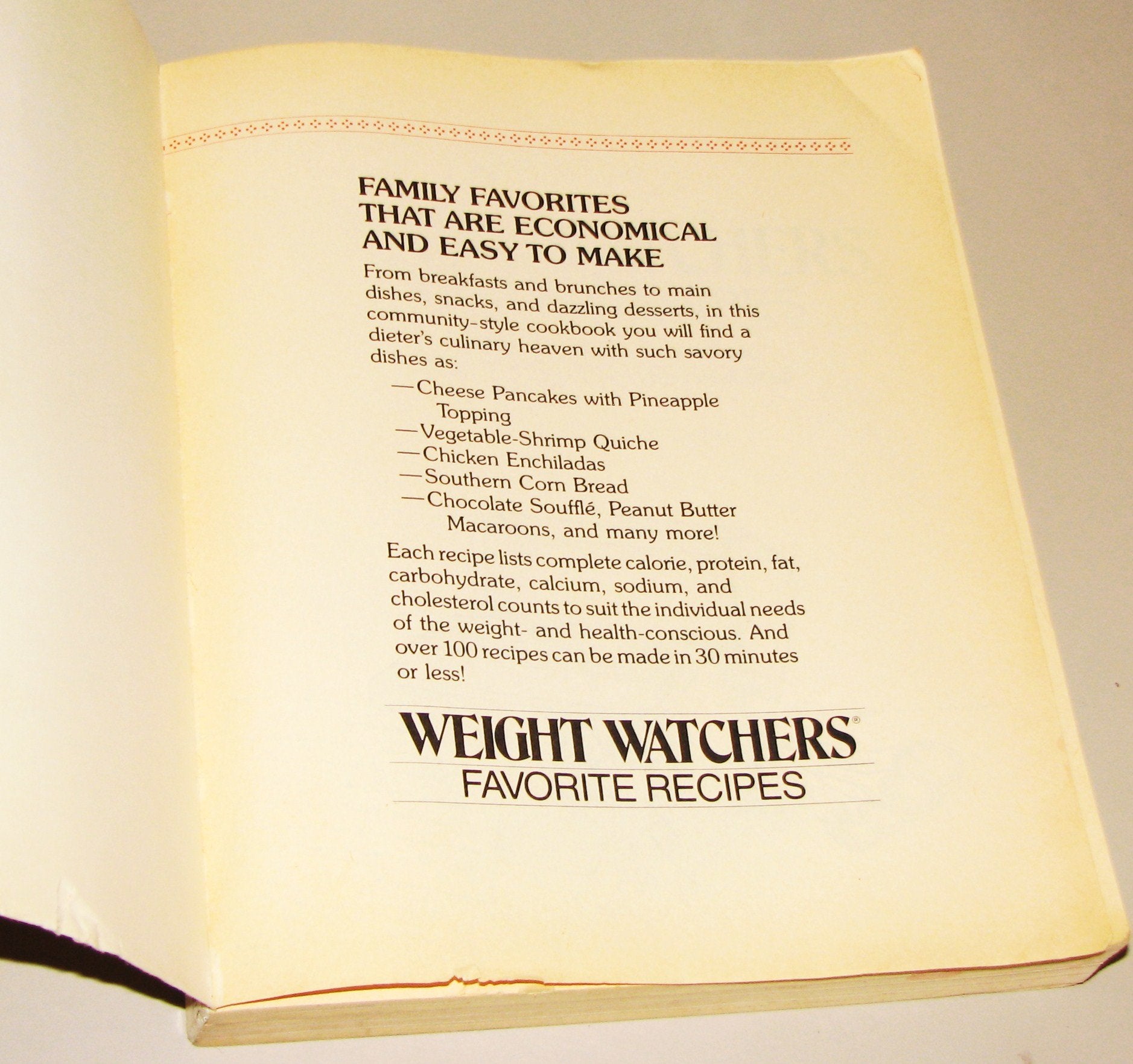 Weight Watchers' Favorite Recipes