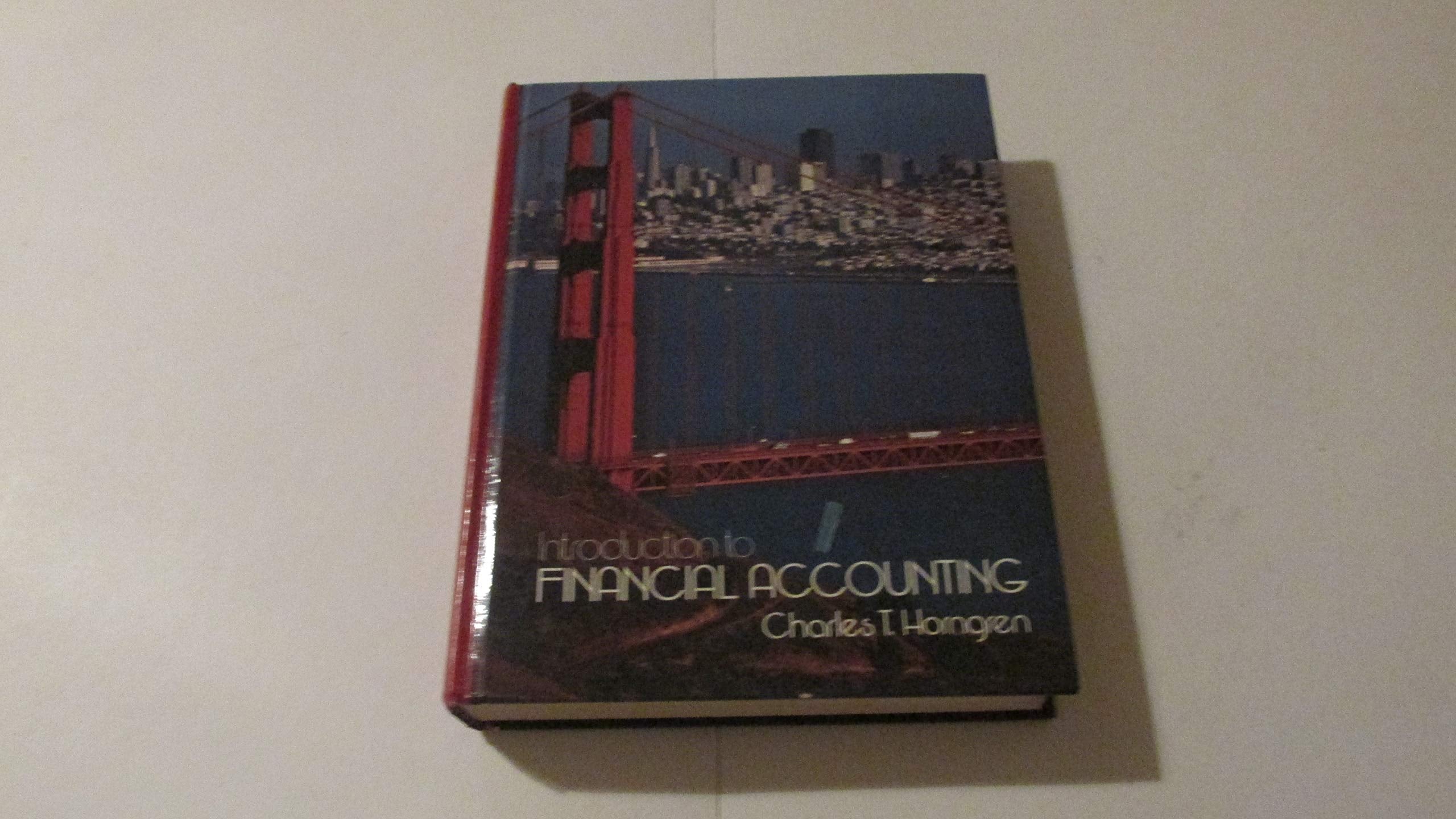 Introduction to financial accounting (Prentice-Hall series in accounting) used book depot