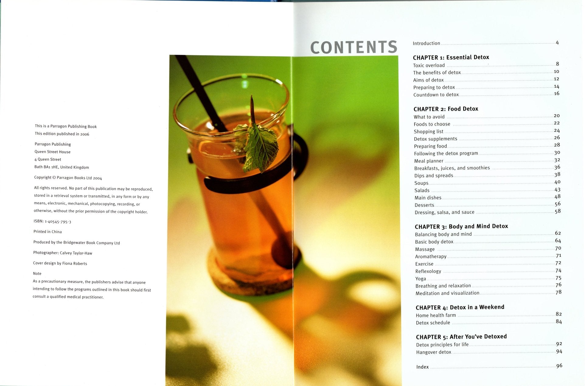 Detox: The Process of Cleansing and Restoration used book depot