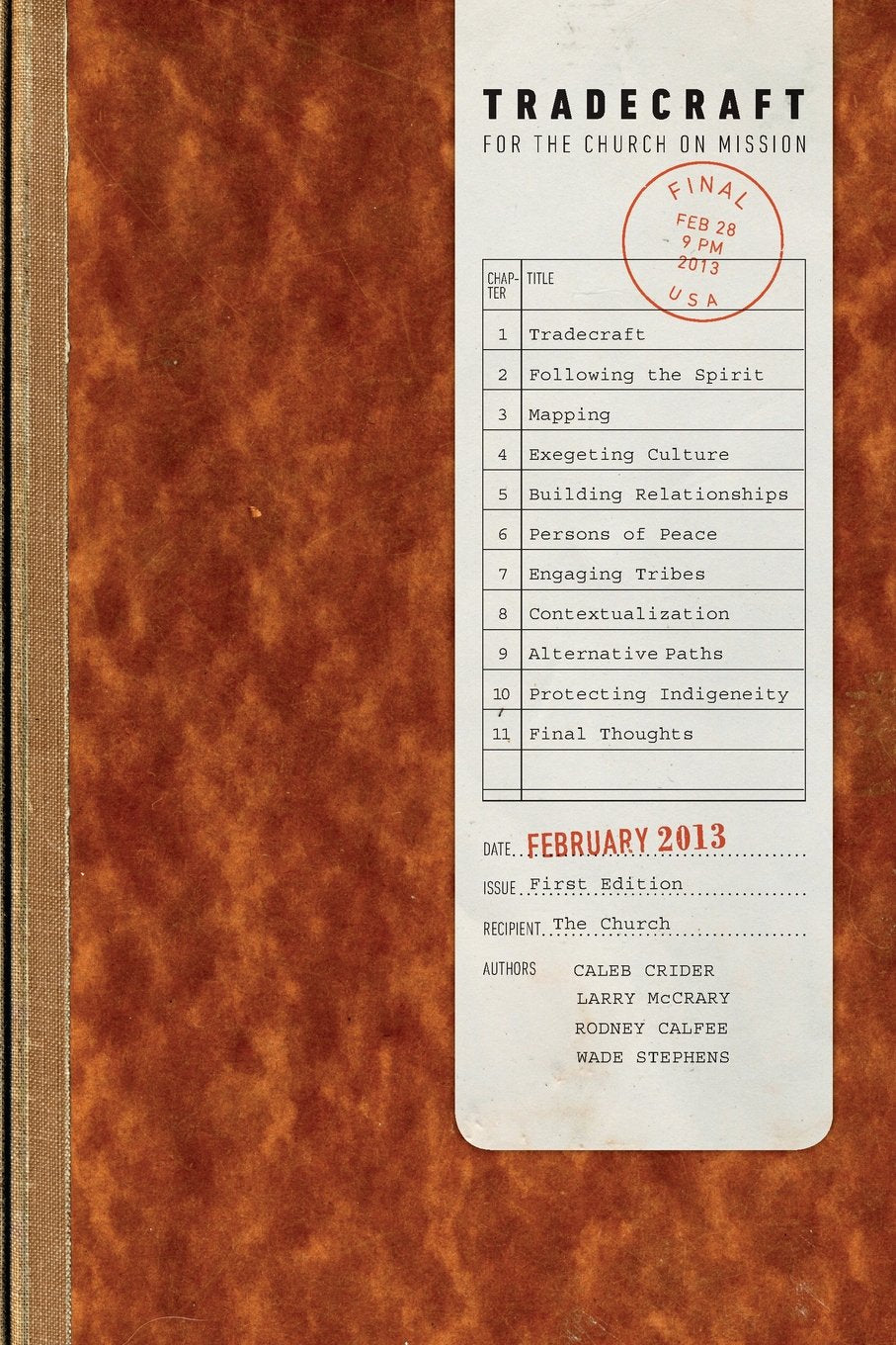 Tradecraft: For the Church on Mission used book depot