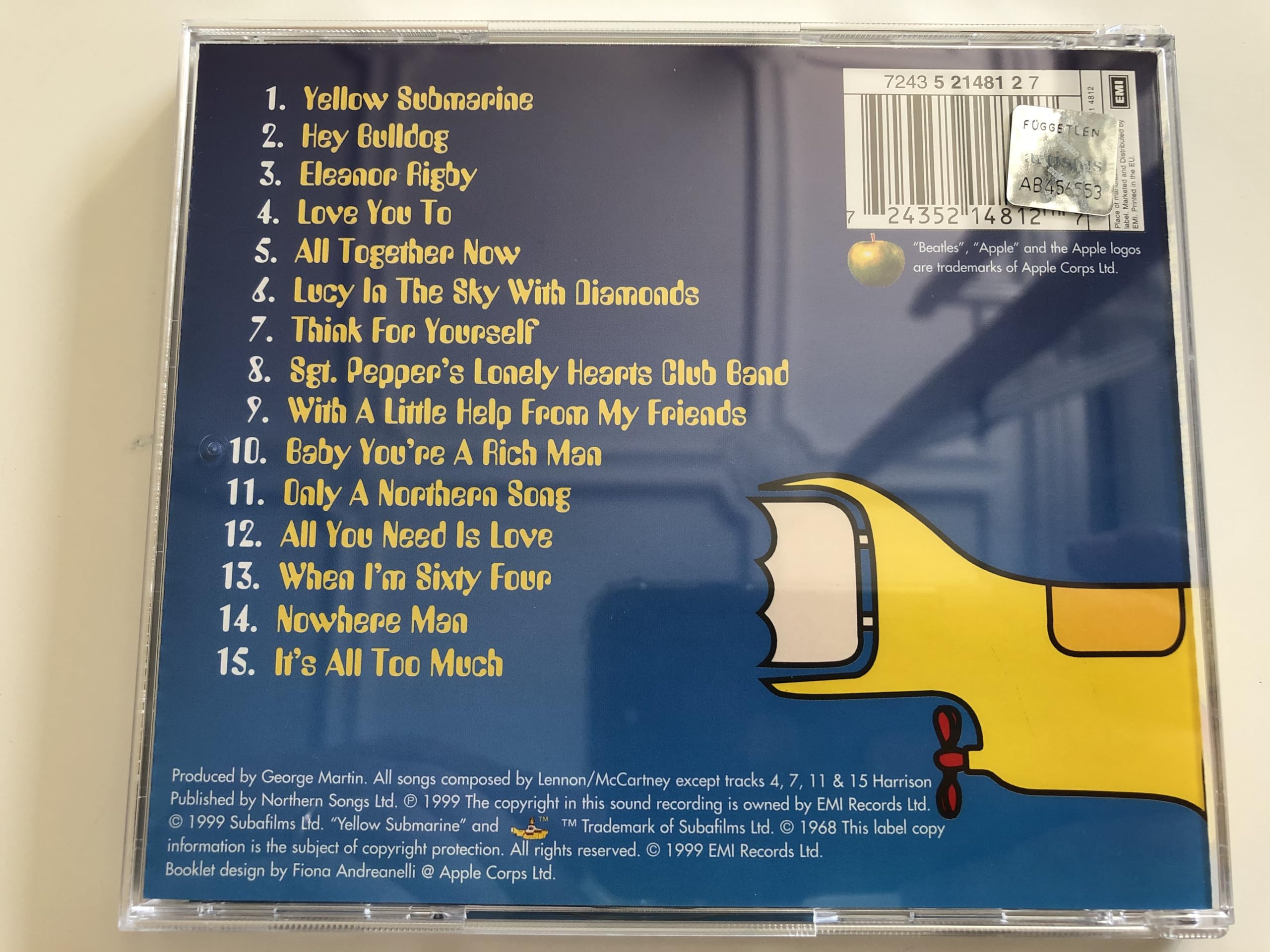 Yellow Submarine Songtrack used book depot