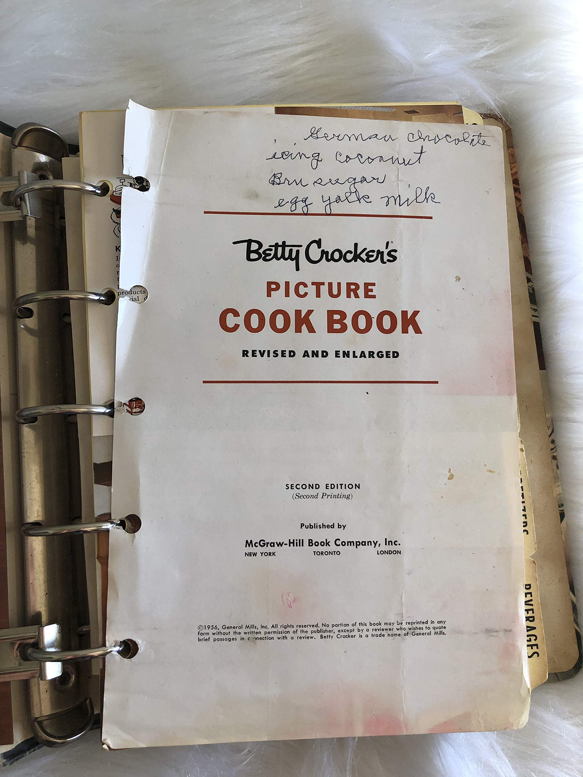 Betty Crocker's Picture Cook Book, Revised and Enlarged used book depot