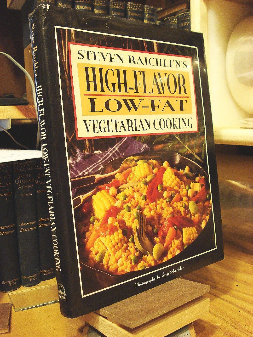 High-Flavor, Low-Fat Vegetarian Cooking used book depot