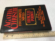 Five Complete Hercule Poirot Novels: Thirteen at Dinner / Murder on the Orient express / The ABC Murders / Cards on the Table / Death on the Nile used book depot