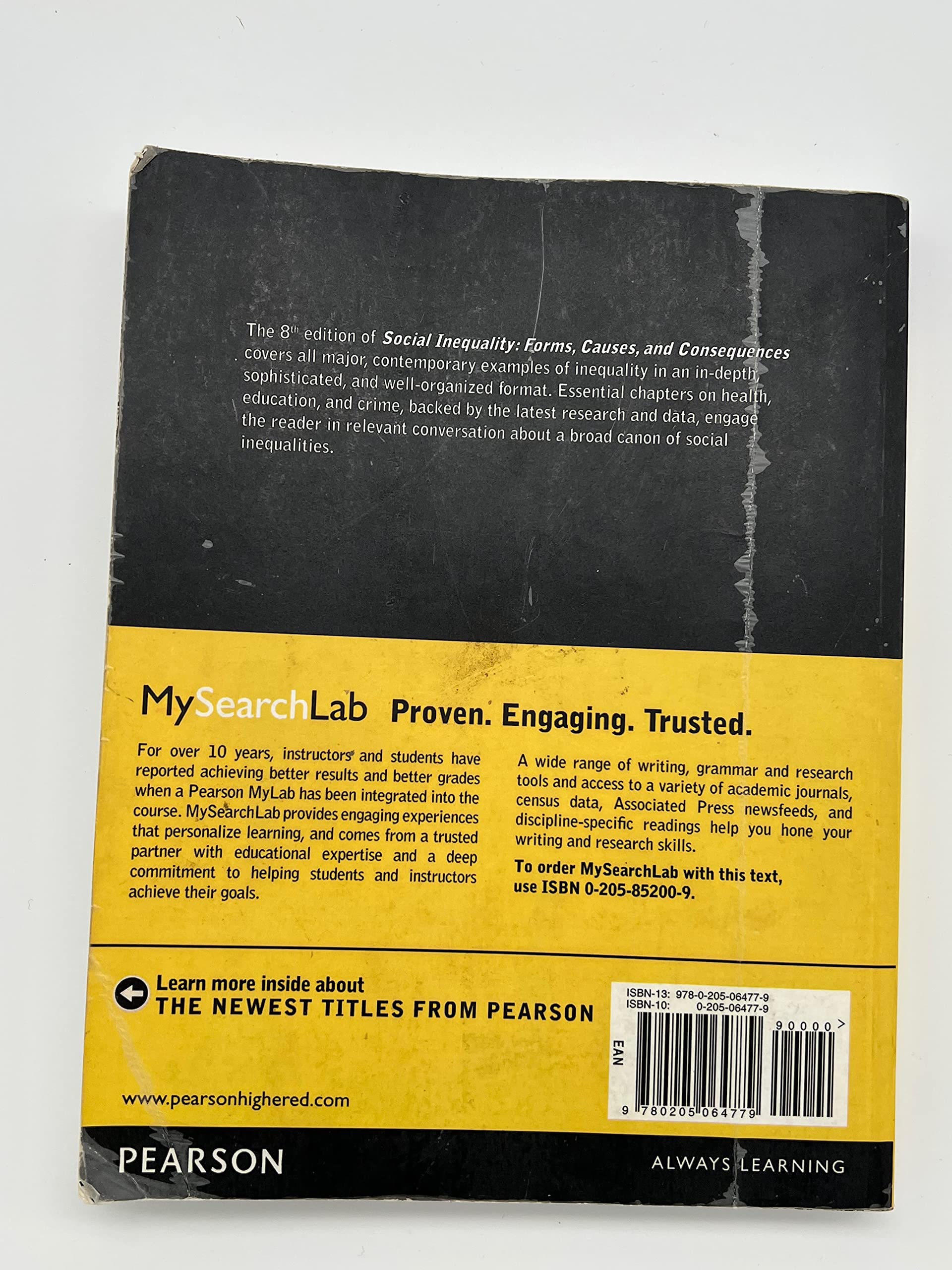 Social Inequality: Forms, Causes, and Consequences (8th Edition) used book depot