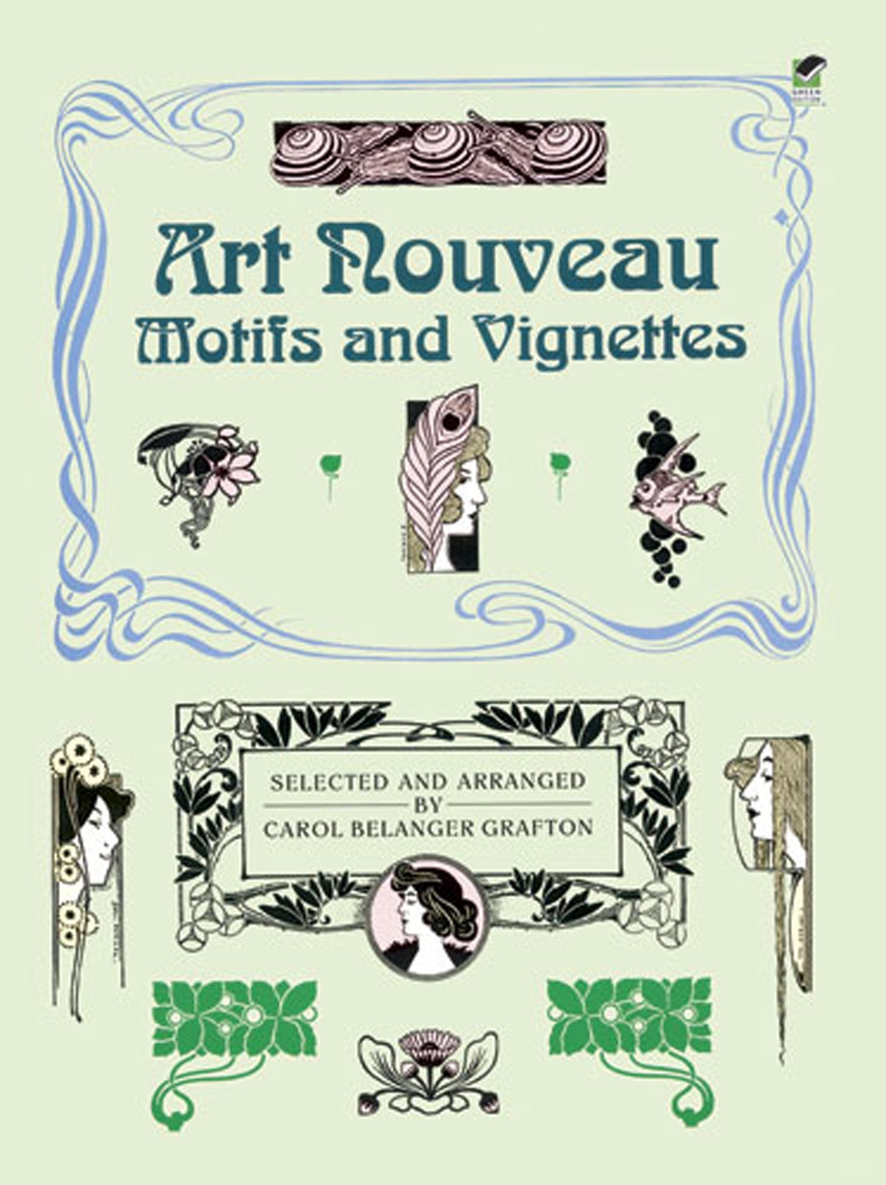 Art Nouveau Motifs and Vignettes (Dover Pictorial Archive) used book depot