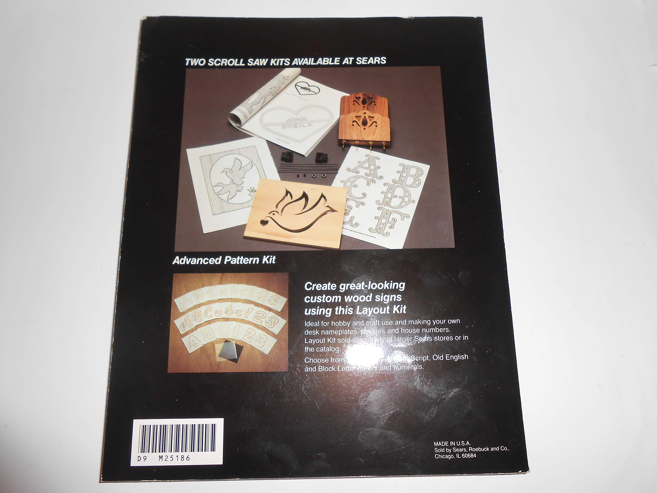 Scroll Saw Handbook with Patterns: Basic and Advanced Scroll Saw Techniques, Special Edition for SEARS/CRAFTSMAN used book depot