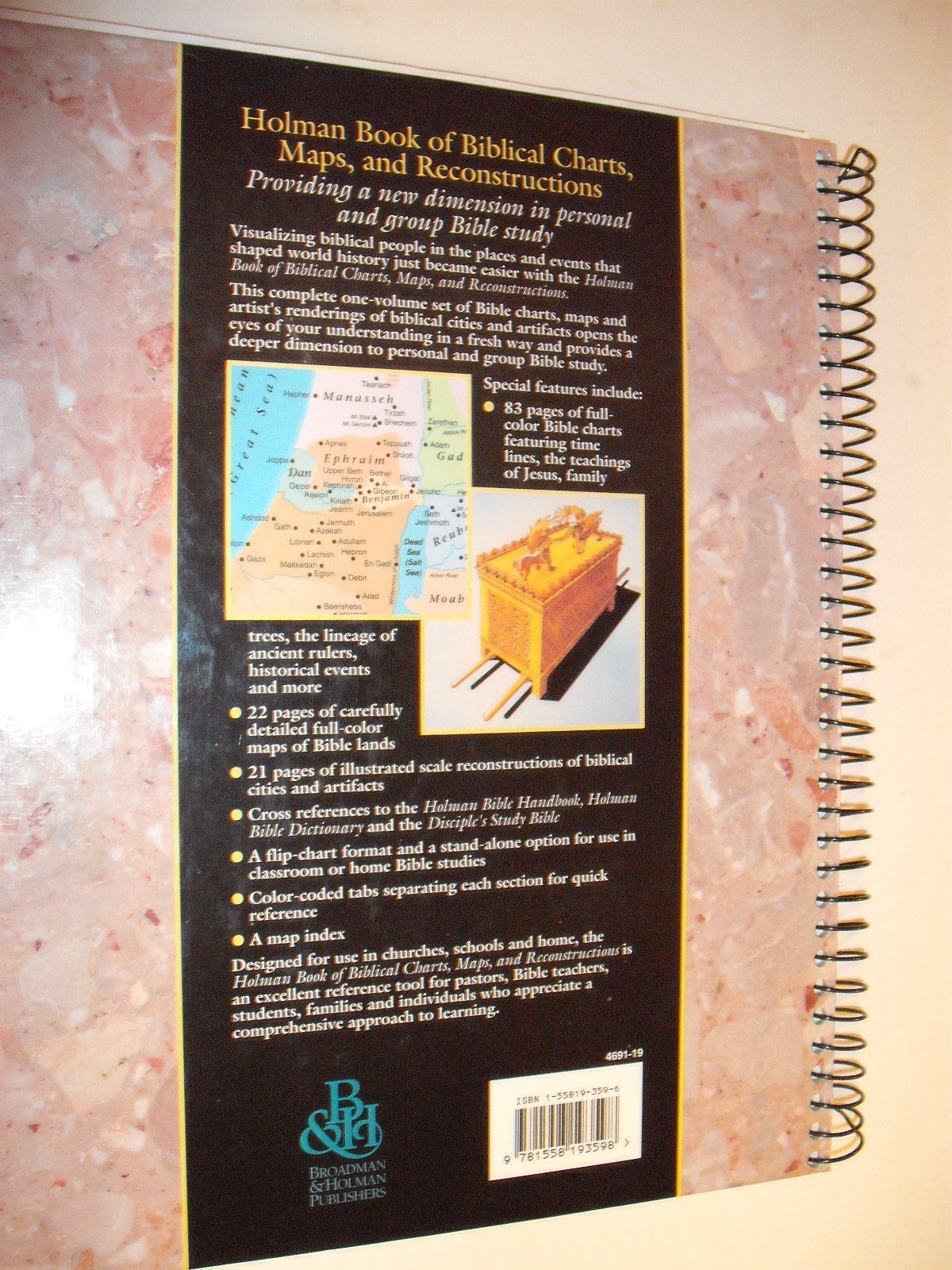 Holman Book of Biblical Charts, Maps, and Reconstructions used book depot