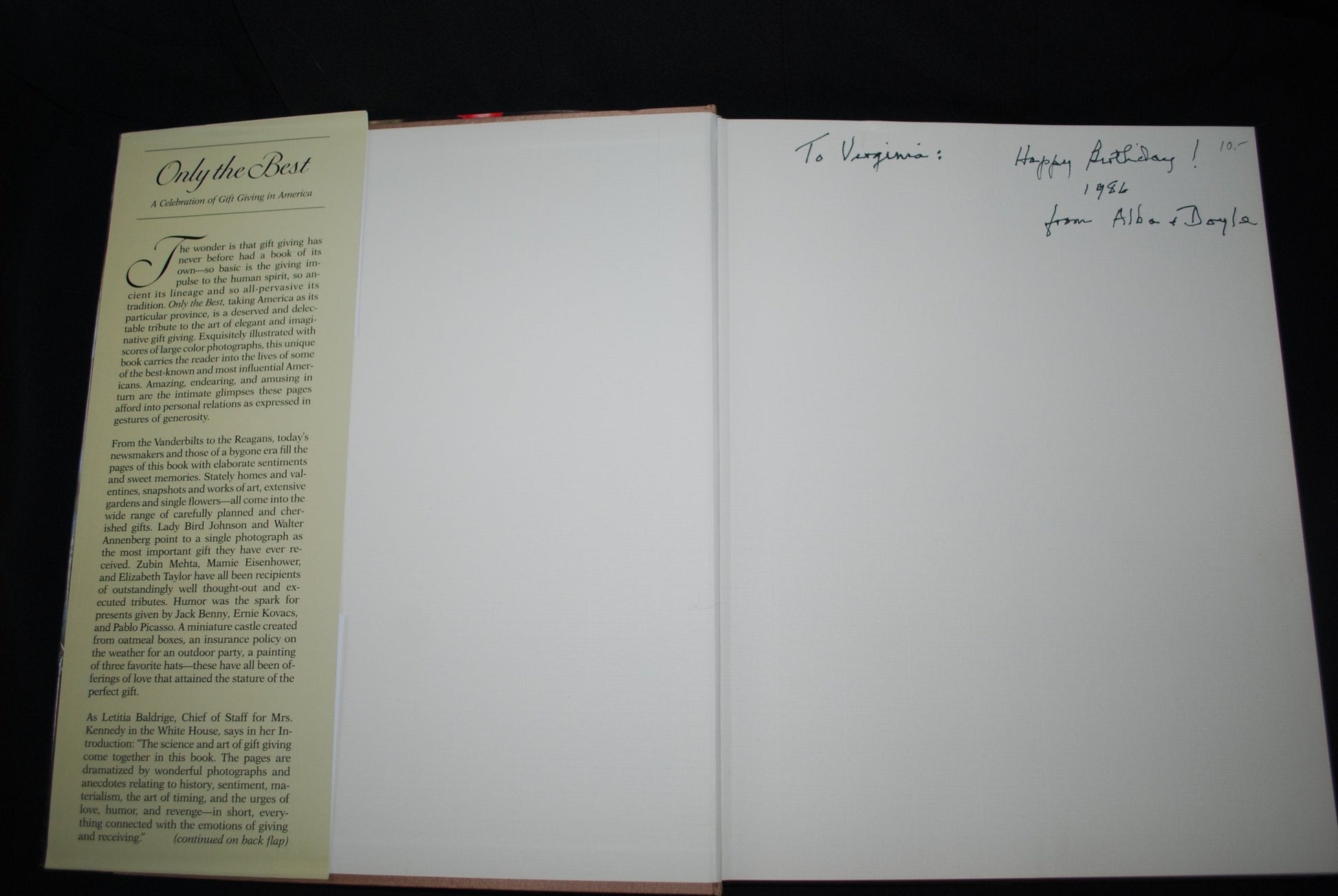 Only the Best: A Celebration of Gift Giving in America used book depot