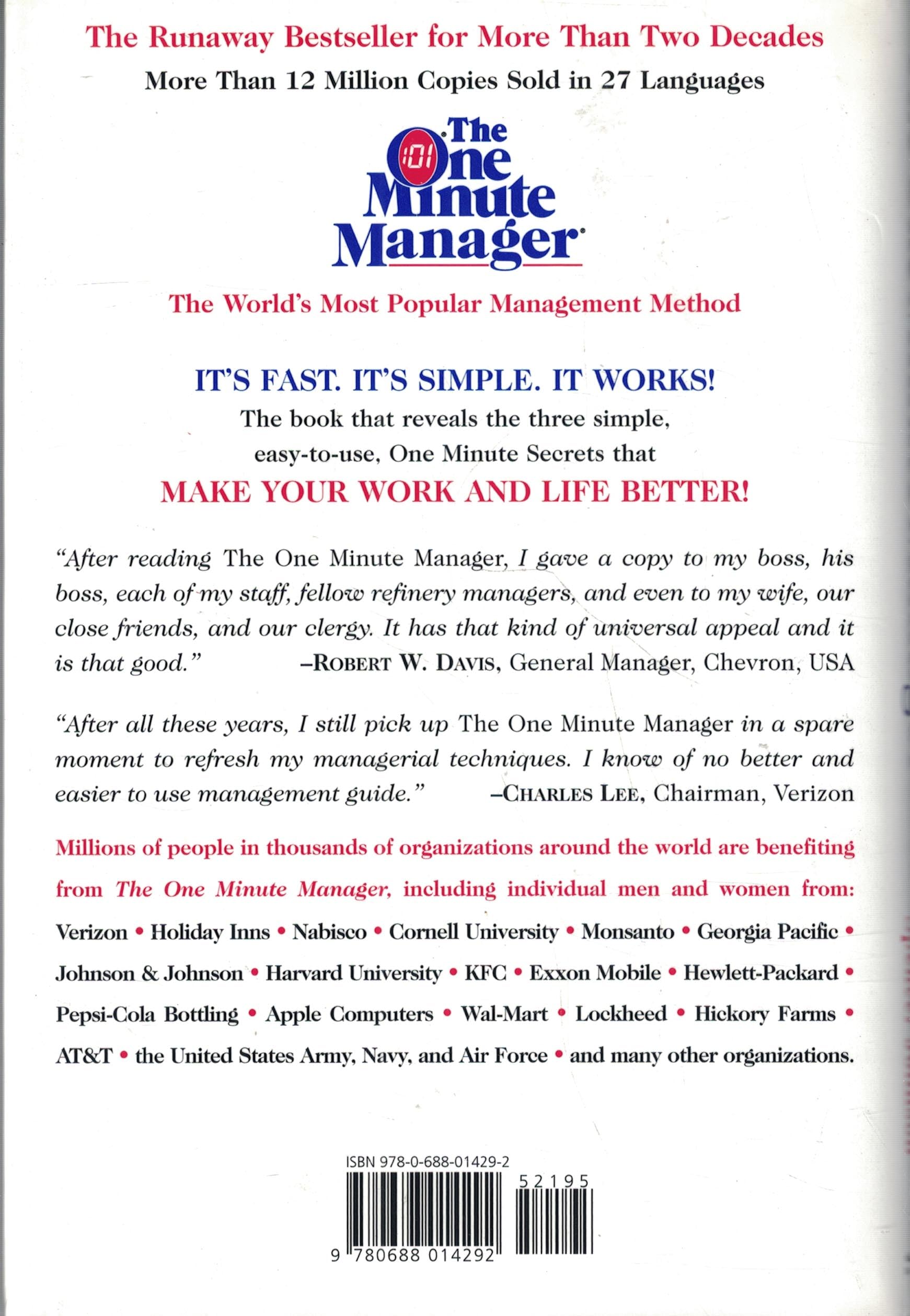 The One Minute Manager used book depot