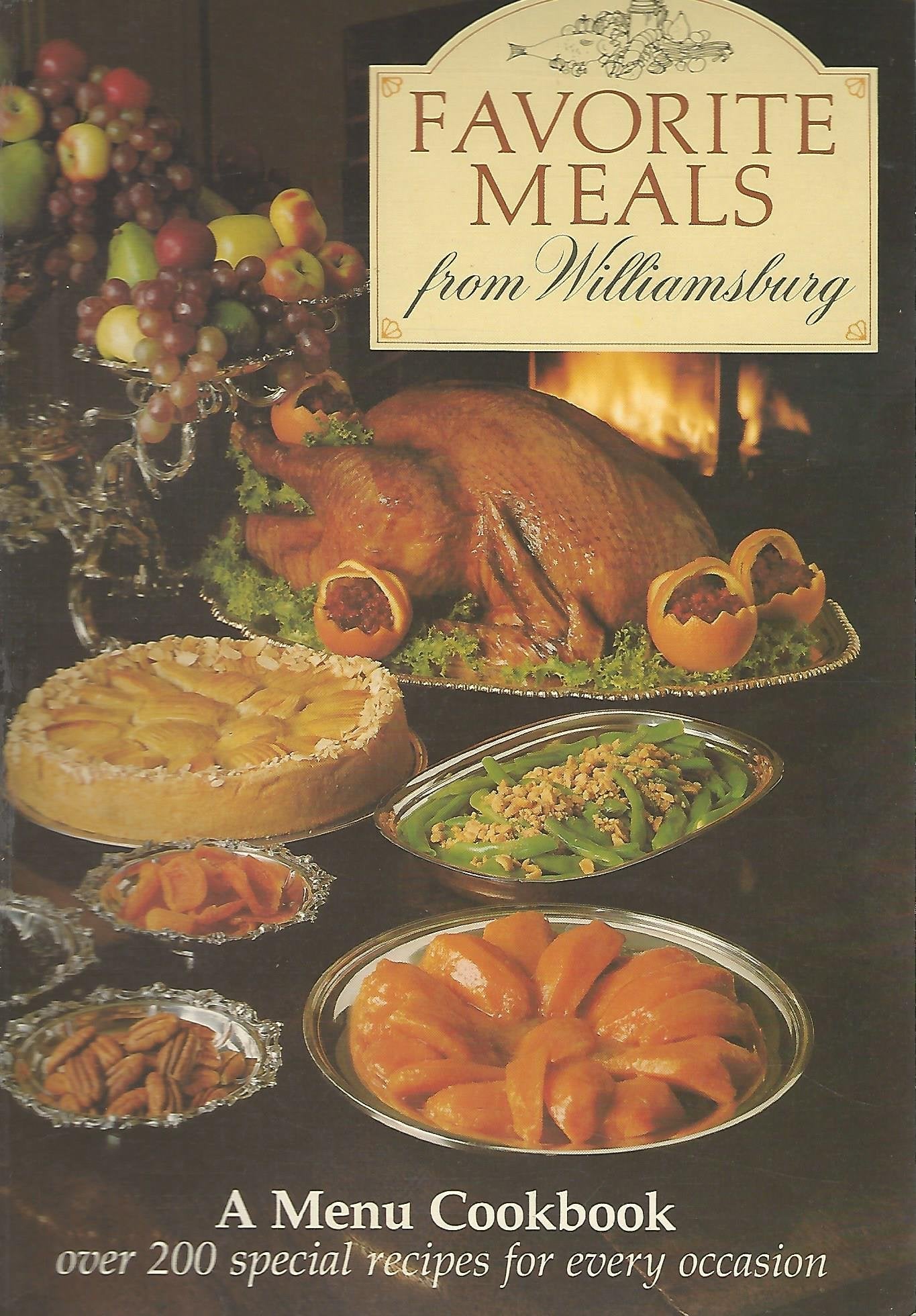 Favorite Meals from Williamsburg (A Menu Cookbook) used book depot