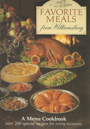 Favorite Meals from Williamsburg (A Menu Cookbook) used book depot