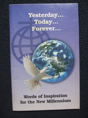 Yesterday Today Forever Words of Inspiration [Roman Catholic] [Pamphlet] used book depot