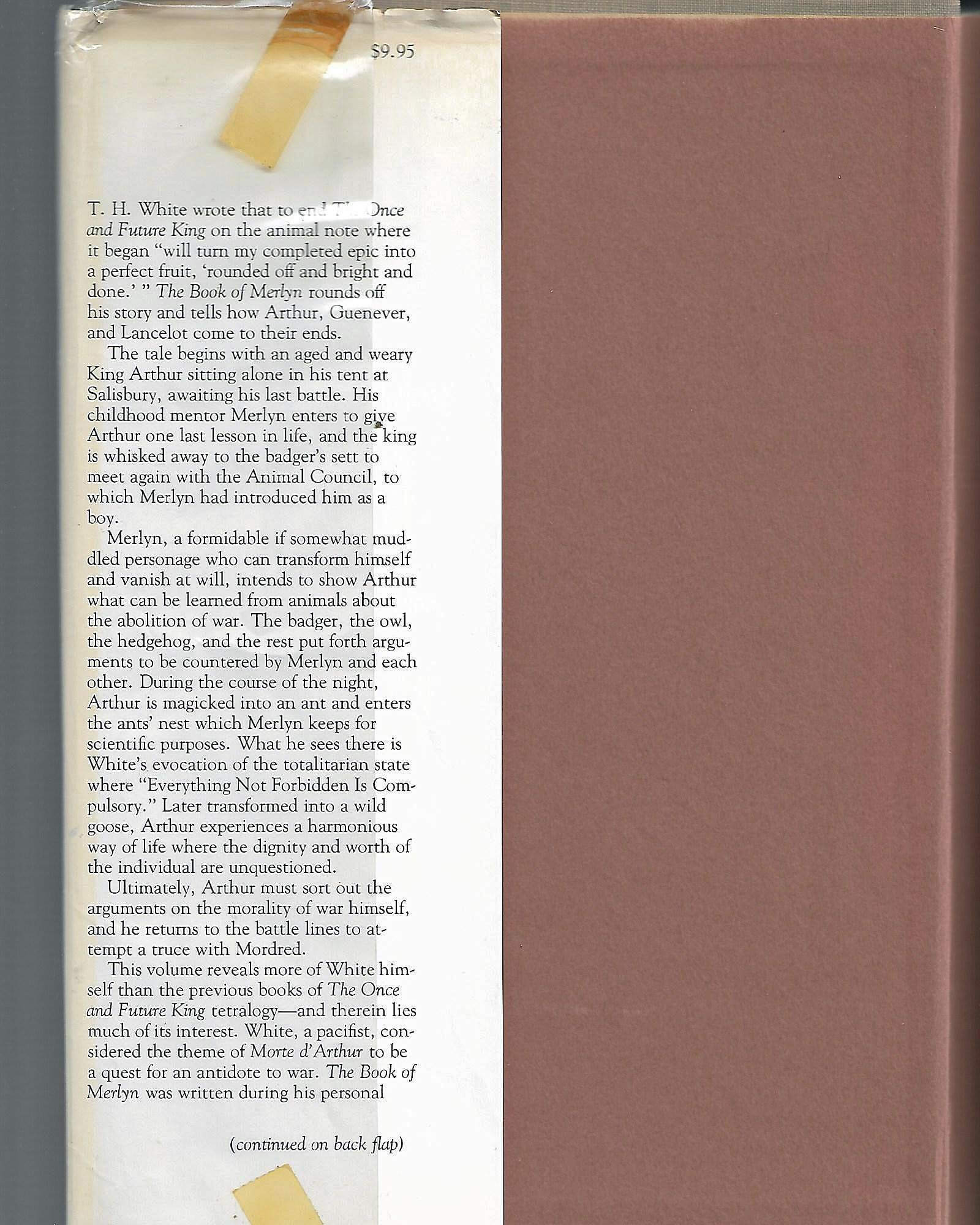 The Book of Merlyn: The Unpublished Conclusion to the Once and Future King used book depot