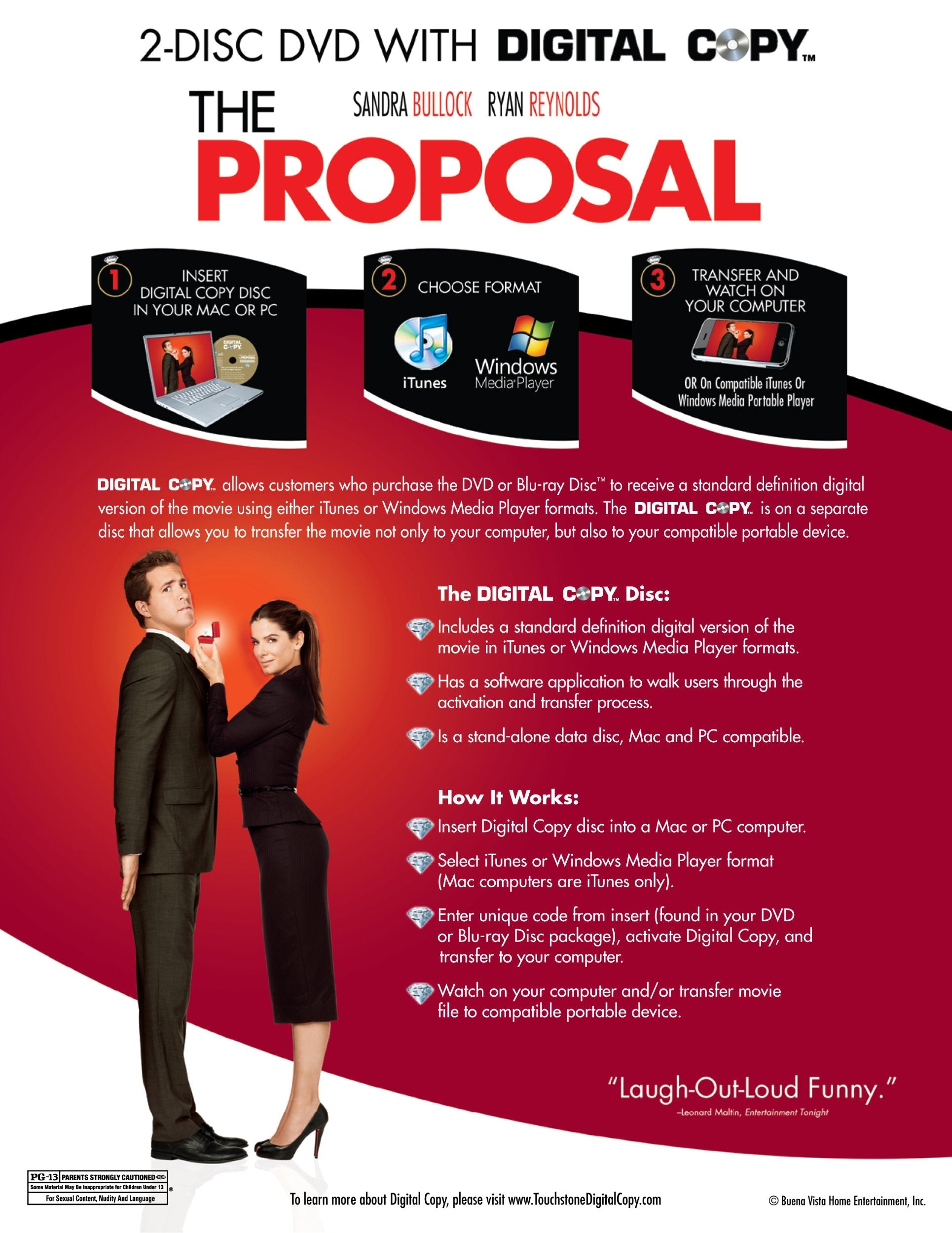 Buena Vista Home Video Proposal, The (W/Digital Copy) used book depot