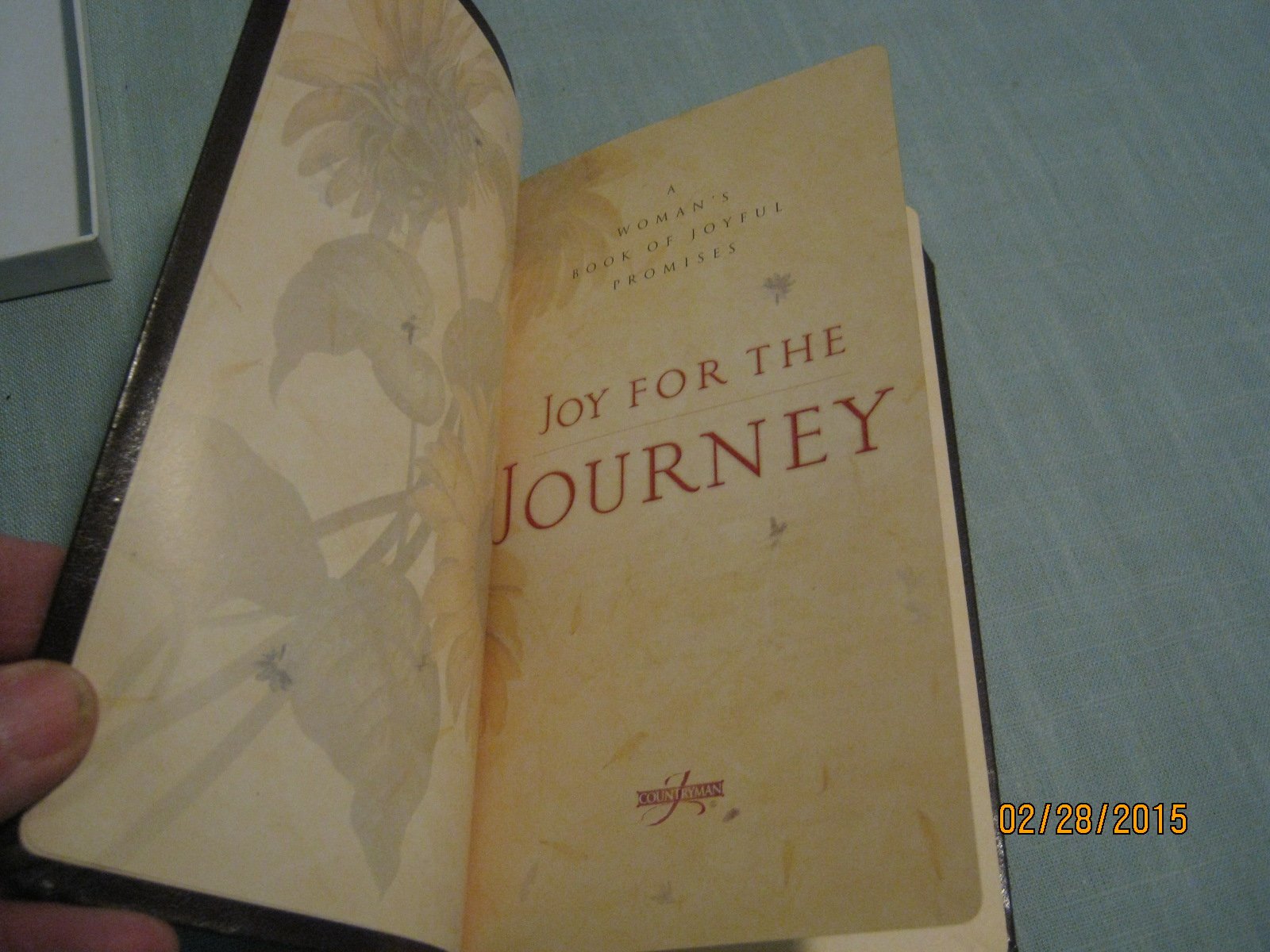Joy for the Journey: A Woman's Book of Joyful Promises used book depot