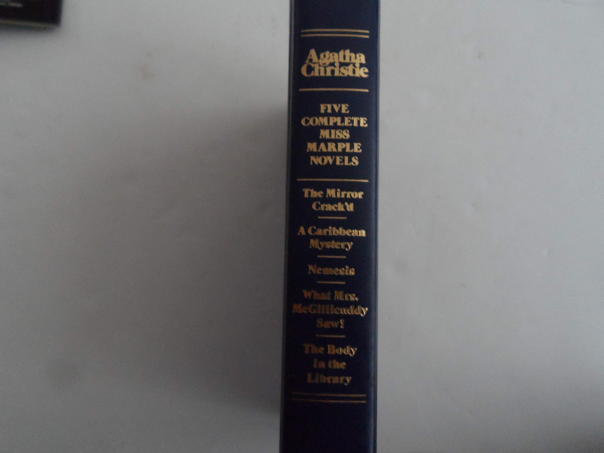 Five Complete Miss Marple Novels used book depot