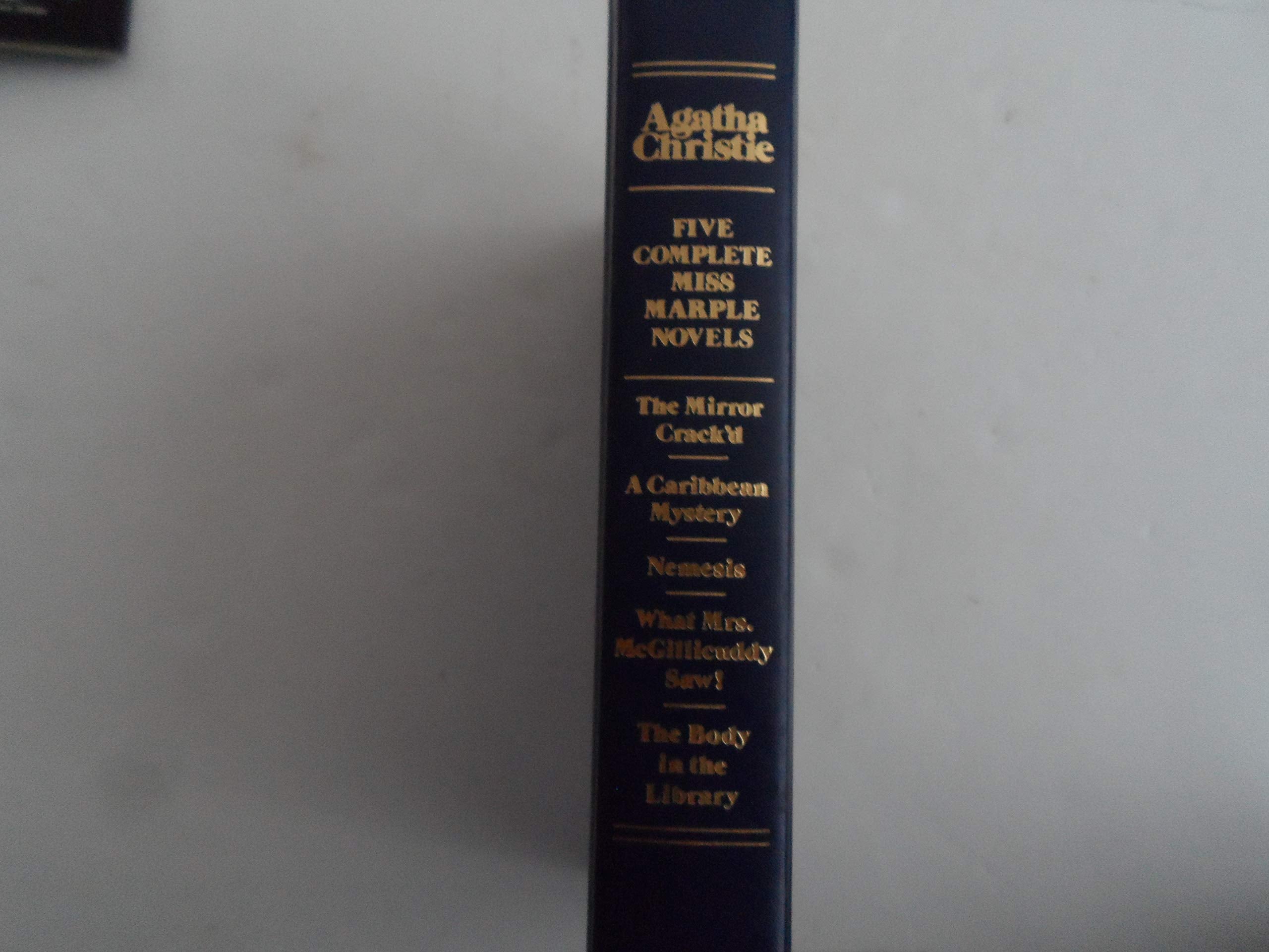 Five Complete Miss Marple Novels used book depot