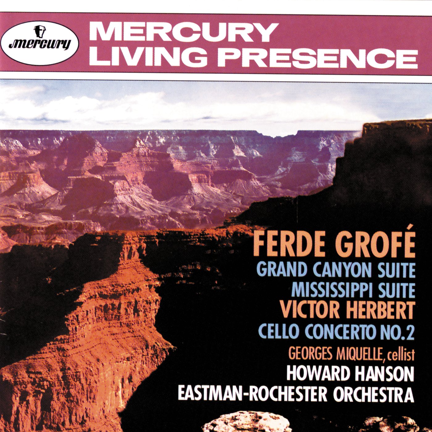 Ferde Grofé: Grand Canyon Suite, Mississippi Suite/ Victor Herbert: Cello Concerto No. 2 used book depot