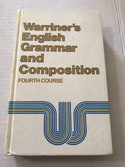 Warriner's English Grammar and Composition, 4th Course, Grade 10 used book depot
