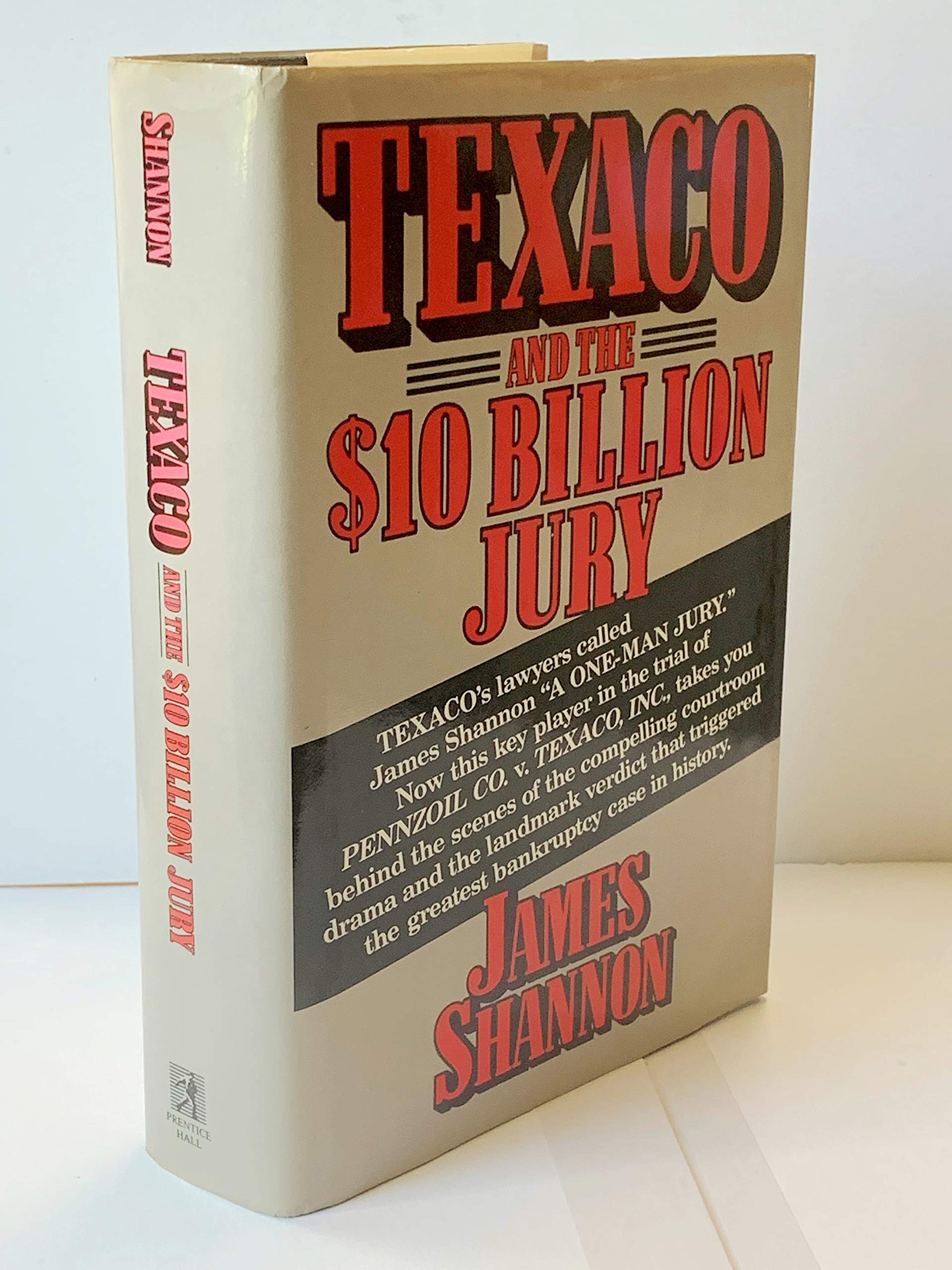 Texaco and the $10 Billion Jury (The Prentice Hall Corporate Library) used book depot